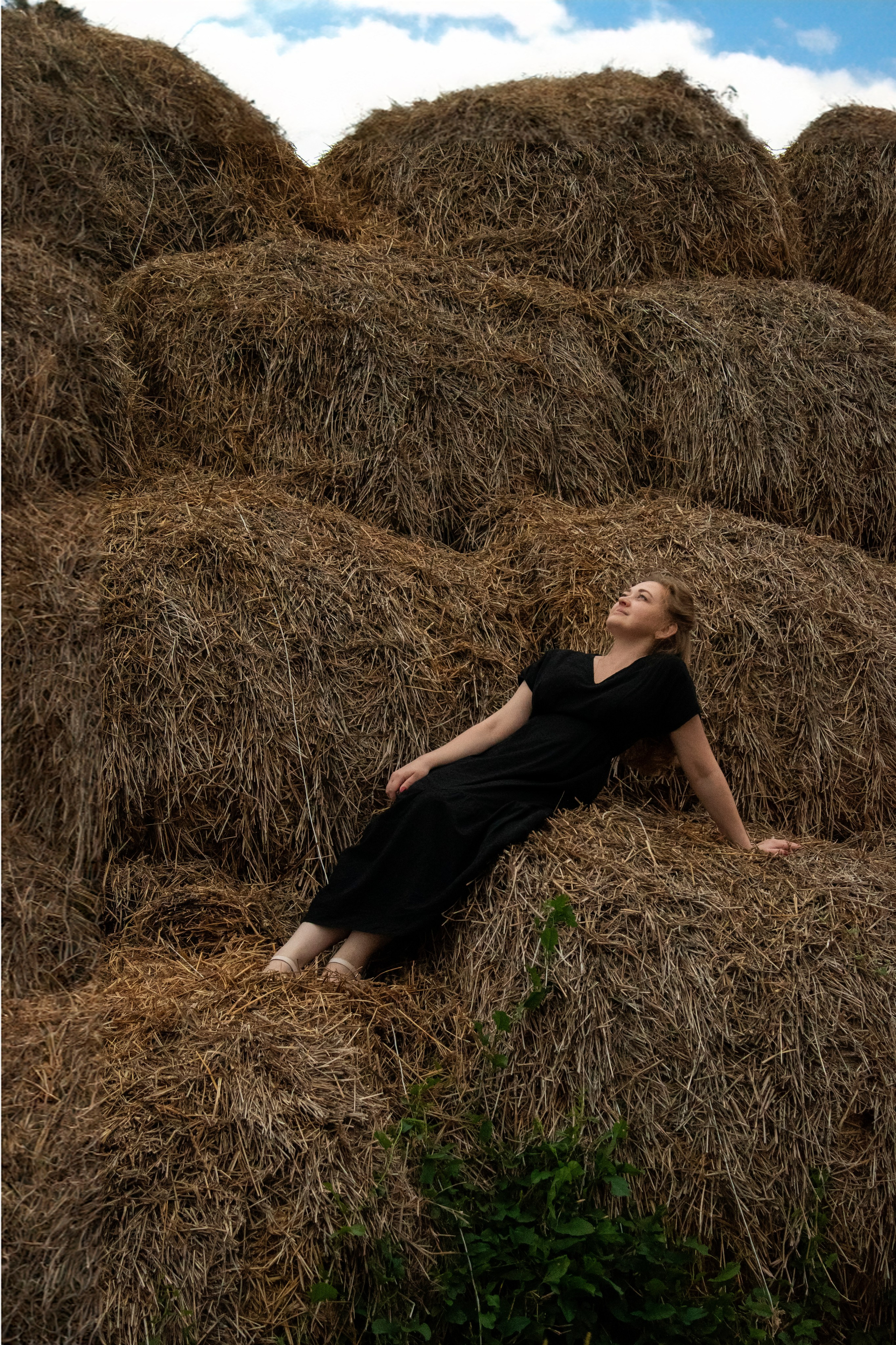 Экспресс-съемка в стогах. Фотографы в Тюмени Андрей и Лидия Войвод