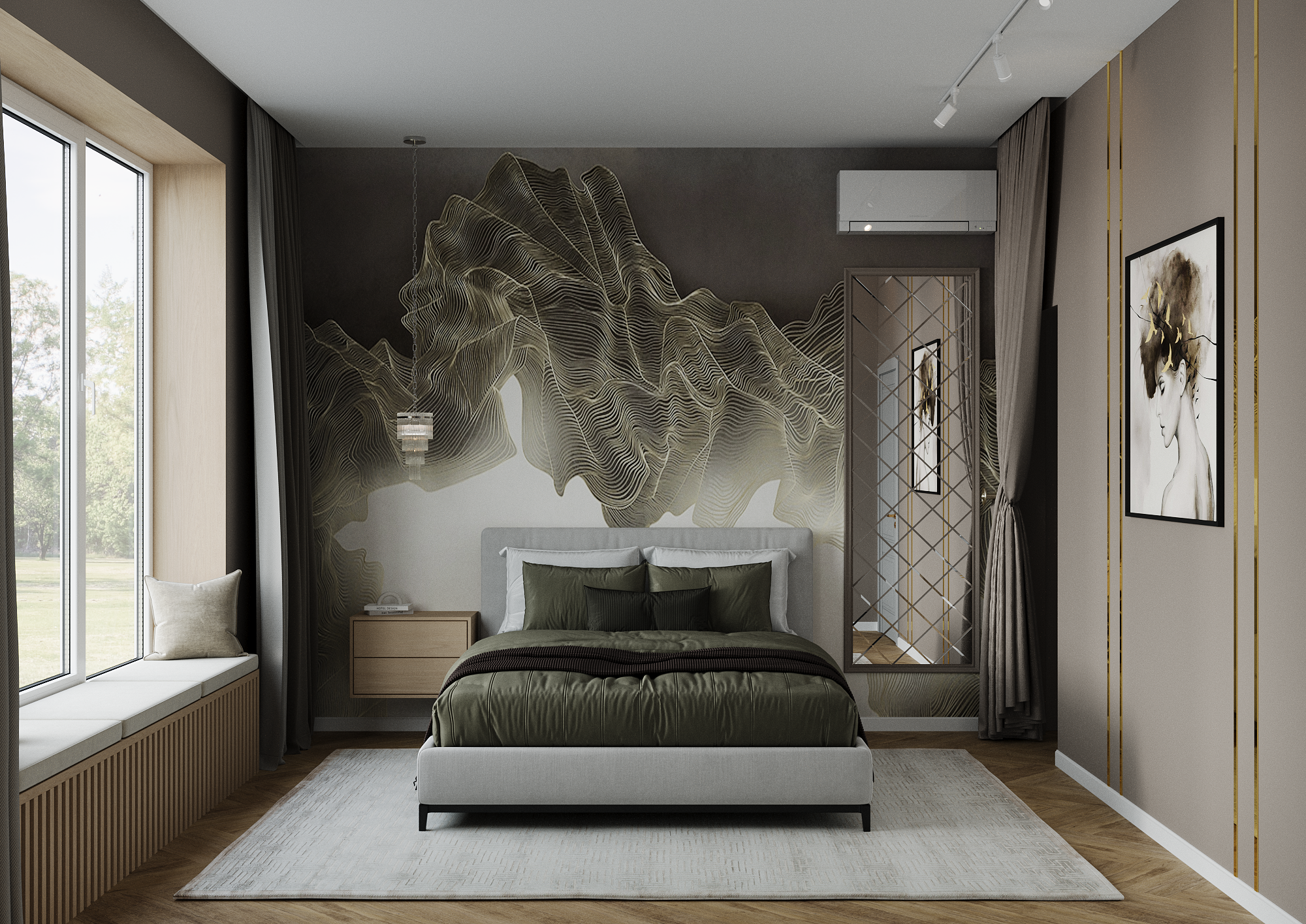 Частный дом в стиле арт-деко. Дизайнер интерьеров Ростов-на-Дону Кристина Карпенко