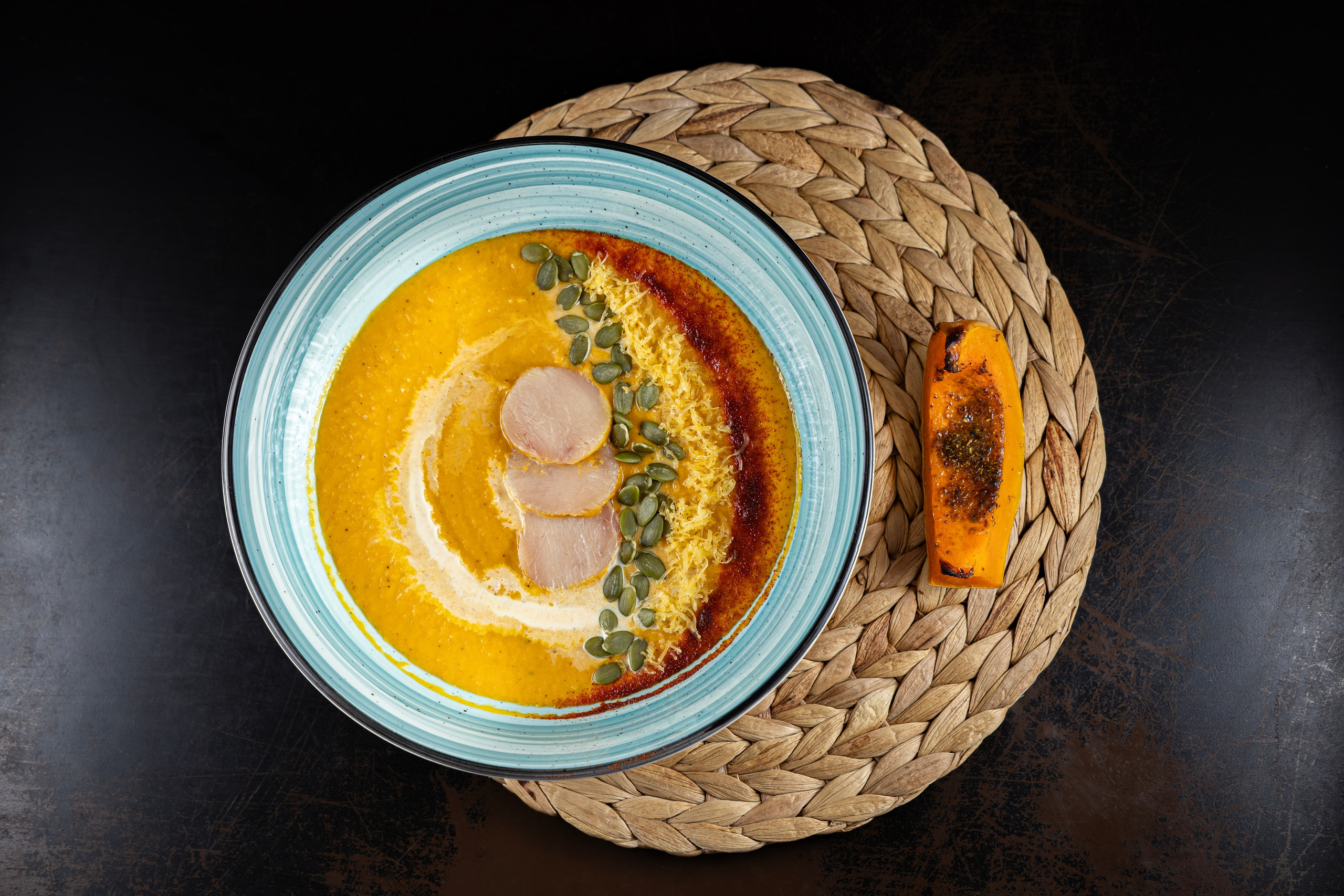 Тыквенный суп. Фотограф Александр Глебов