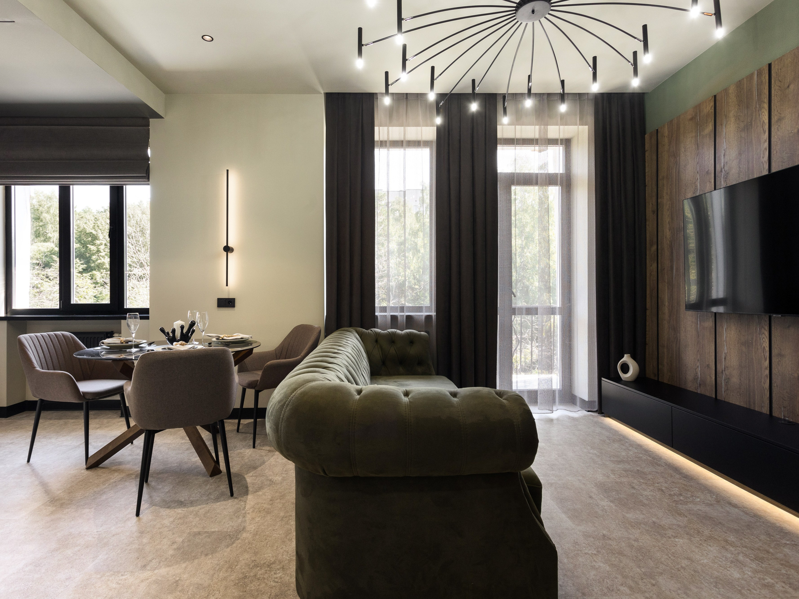 2к квартира в Академгородке. Интерьерный фотограф в Новосибирске