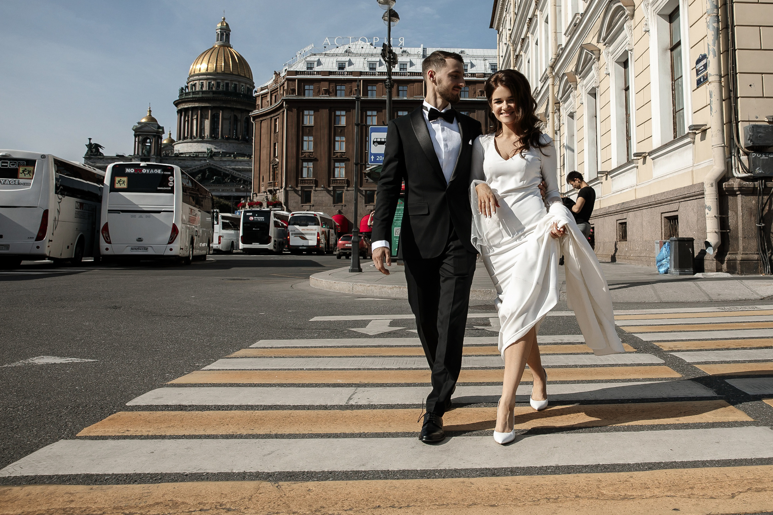 «Солнце в Питере» Wedding day Гриша и Мария. Свадебный фотограф Колесников Антон