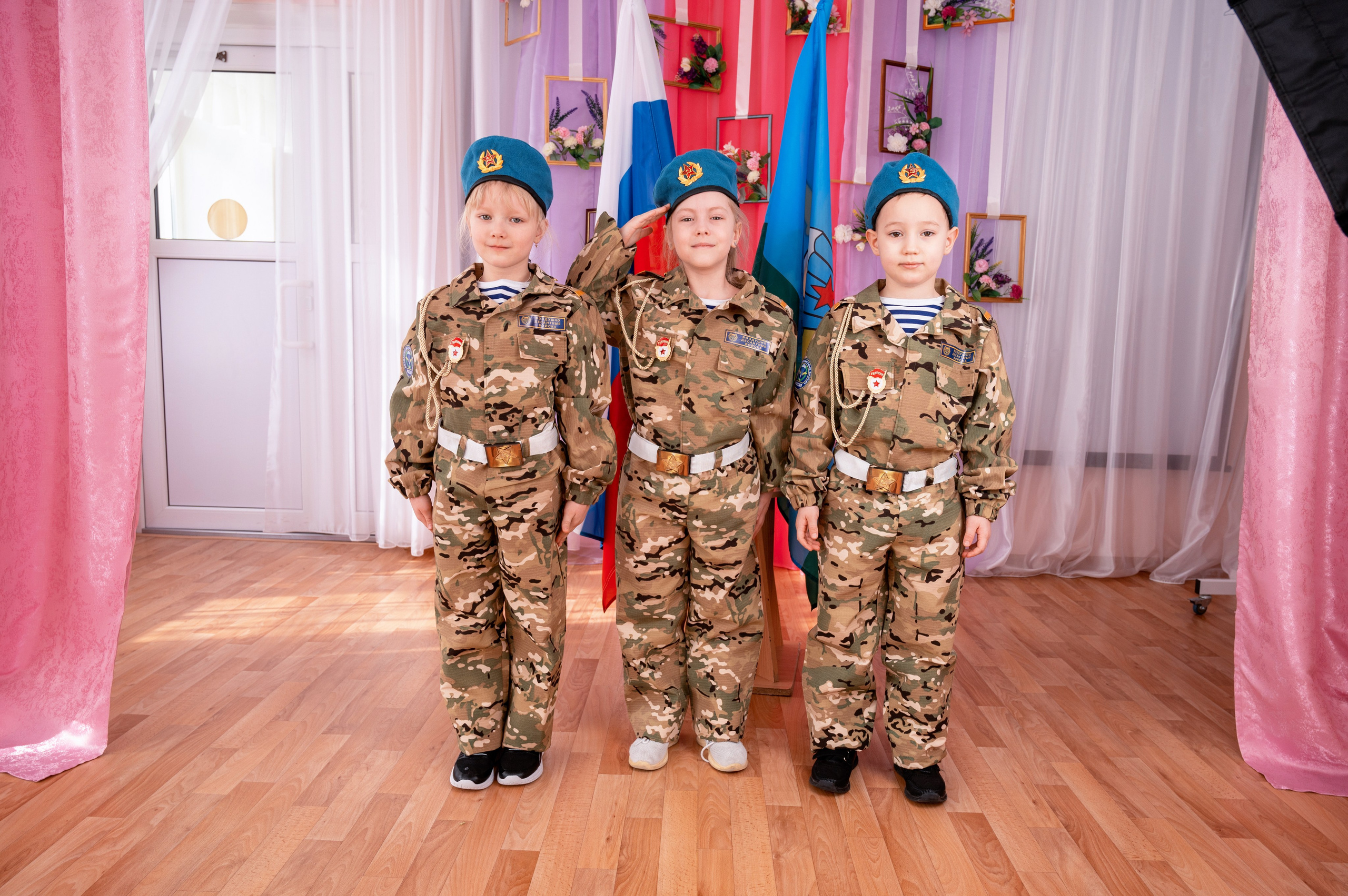 Детский сад «Радость», кадетская группа. Детский фотограф. «Ожившие» фото, г. Нижневартовск