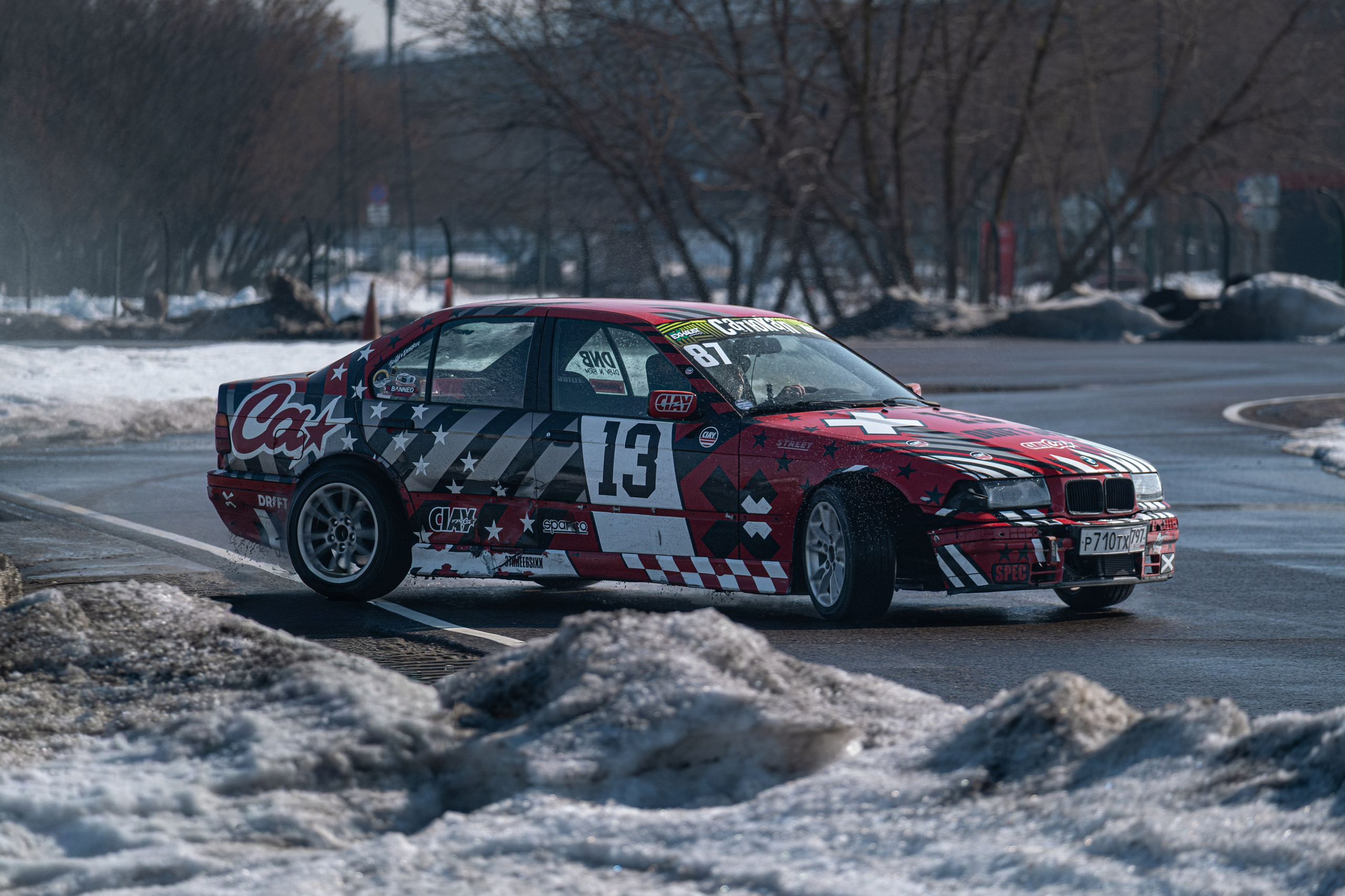 Спортивная автомобильная съемка. Malenkyia