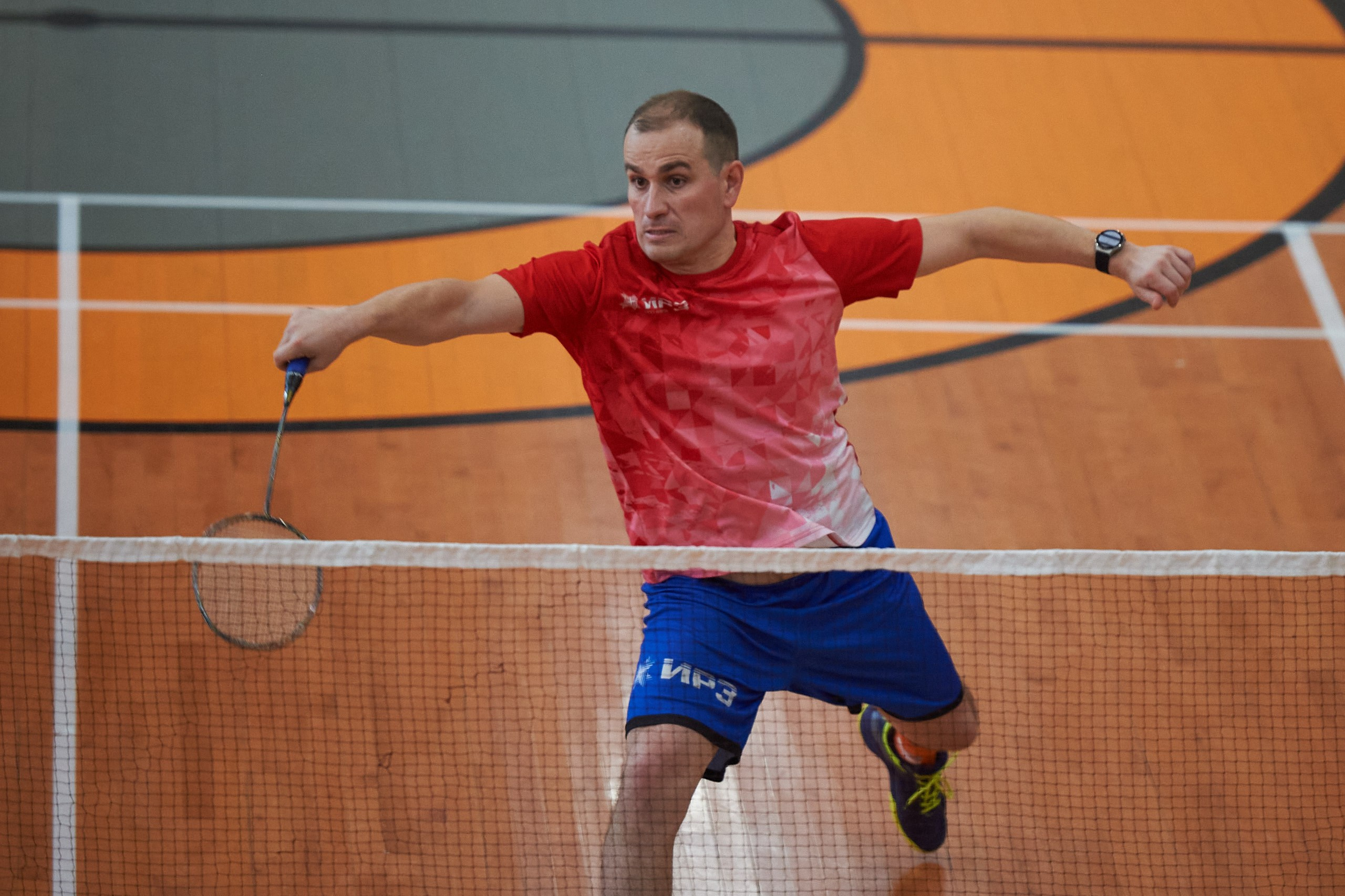 Спорт фотография бадминтон корпоративный кубок. Спортивный репортажный фотограф в Ижевске Сергей Мерзляков