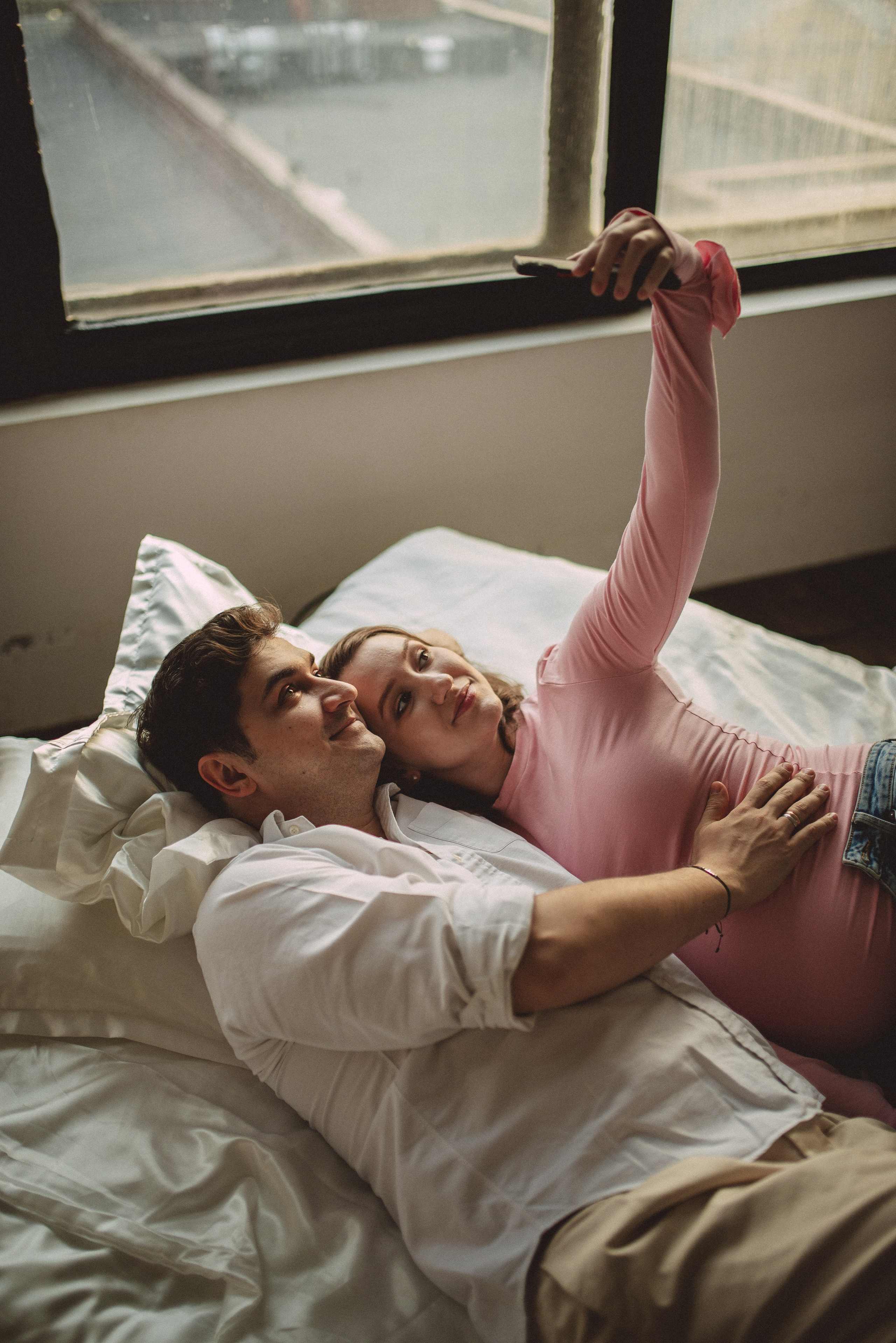 Фотосессия беременности в фотостудии. Семейная фотосессия Бутово Москва фотограф Алина Морщагина