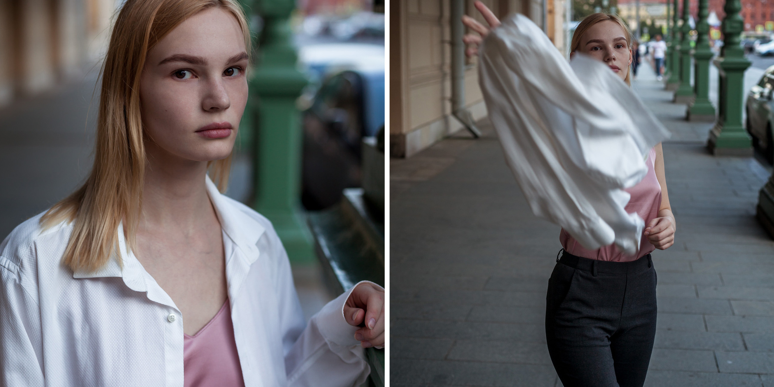 Фотосессия девушки в городе, фотопрогулка по Москве, Уличная фотосесси. Свадебный фотограф Дмитрий Гладков