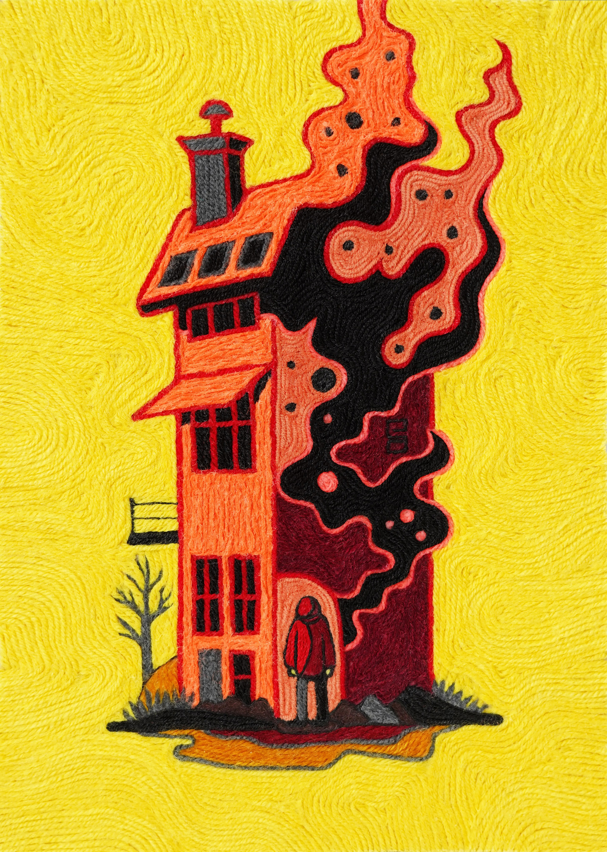 Серия авторских картин «Дом». Художник Katya Warped г. Чебоксары