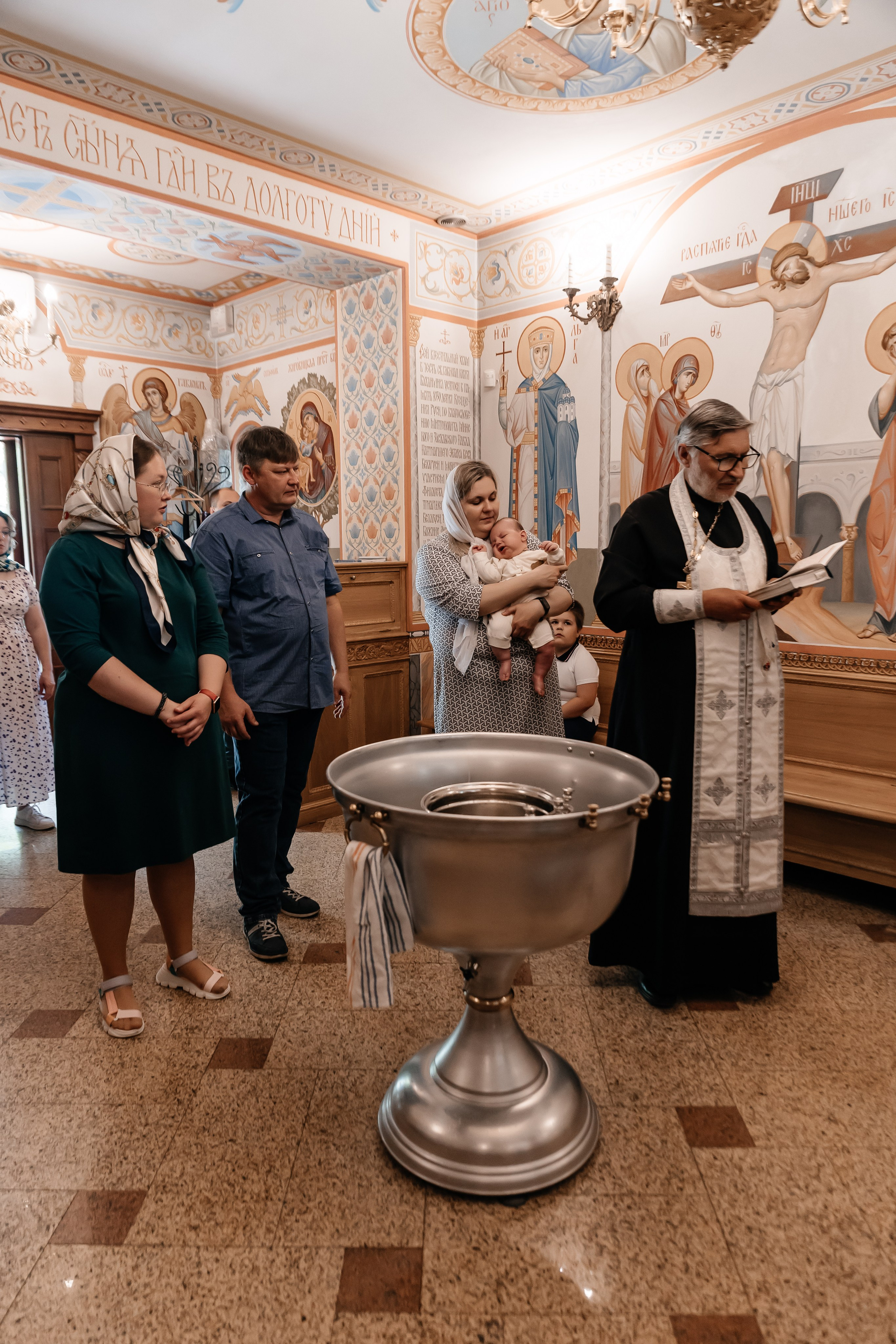 Крещение Максима. Семейный фотограф Минск Усова Ольга