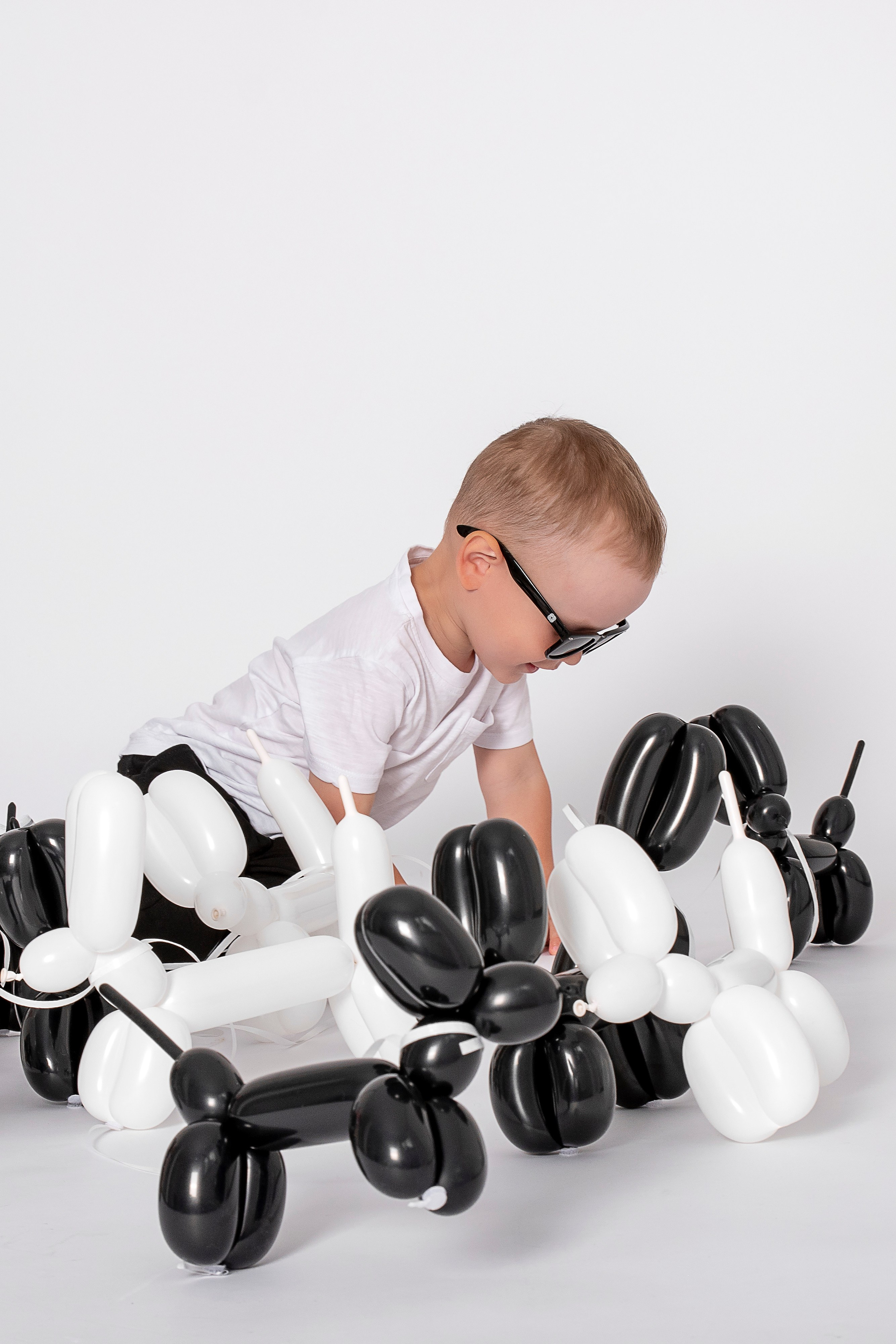 Фотосессия с воздушными шариками для Саши. Фотограф Наталья Жильцова