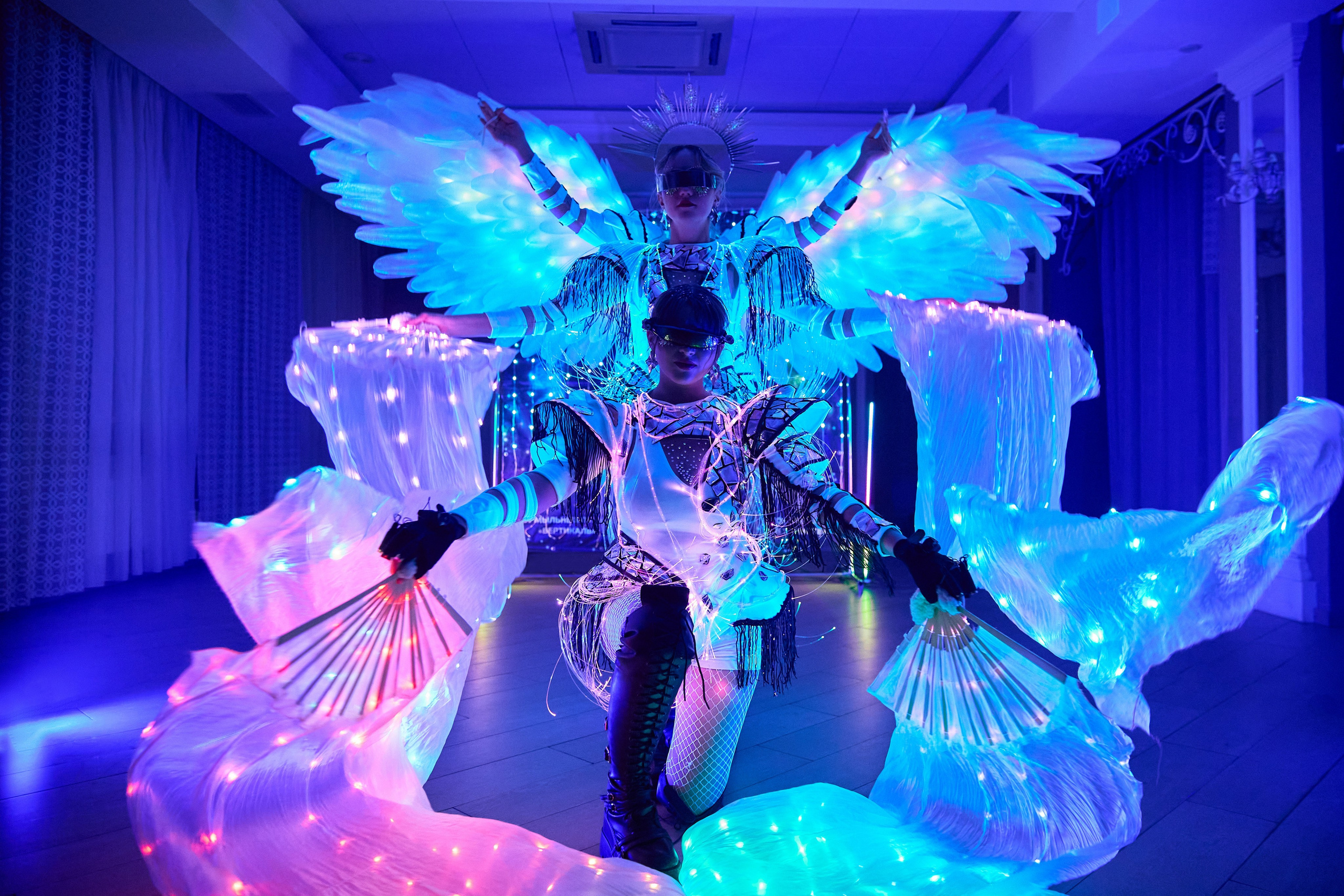 Лазерное шоу. Фотограф Александр Казин