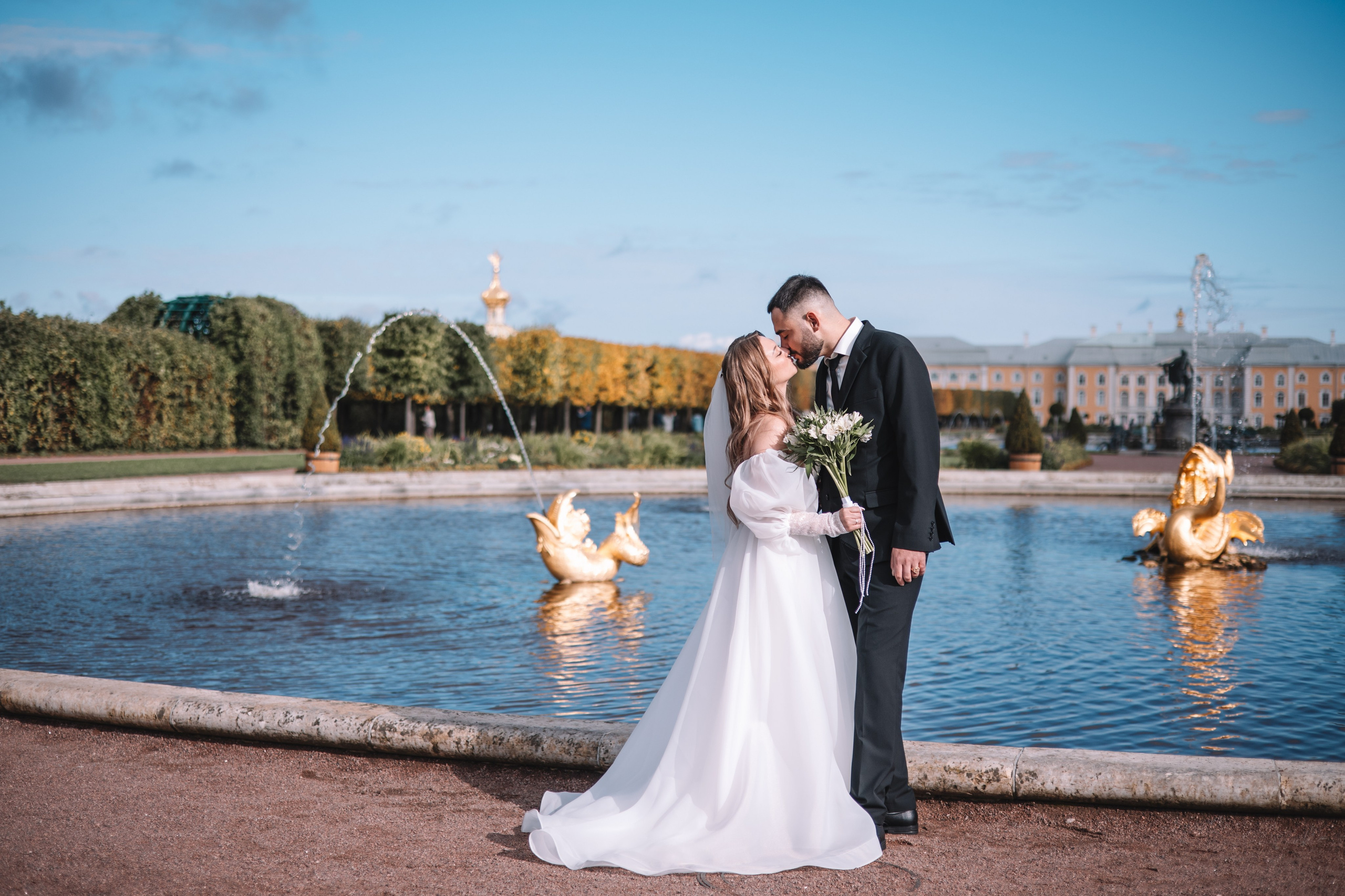 Сергей+Александра|Петергоф. Семейный фотограф в Санкт-Петербурге. Запечатление мгновений и ярких воспоминаний в Вашей жизни