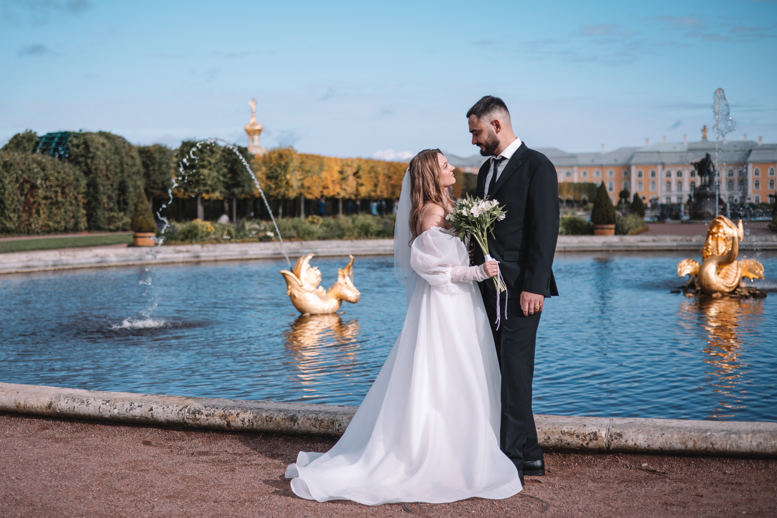 Сергей+Александра|Петергоф. Семейный фотограф в Санкт-Петербурге. Запечатление мгновений и ярких воспоминаний в Вашей жизни