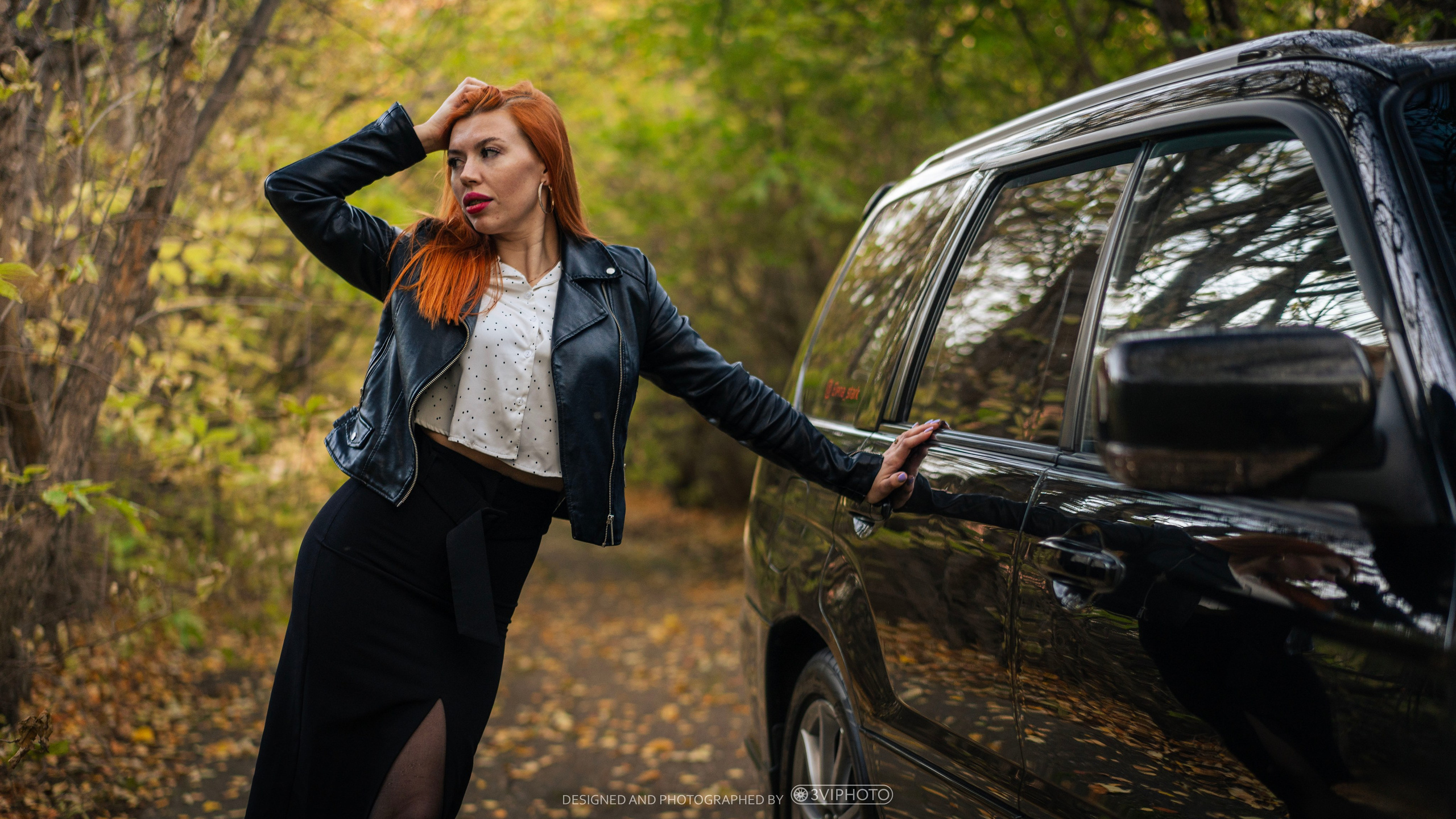 Subaru Forester and Elena. Автомобильный фотограф 3VIPHOTO #Томск