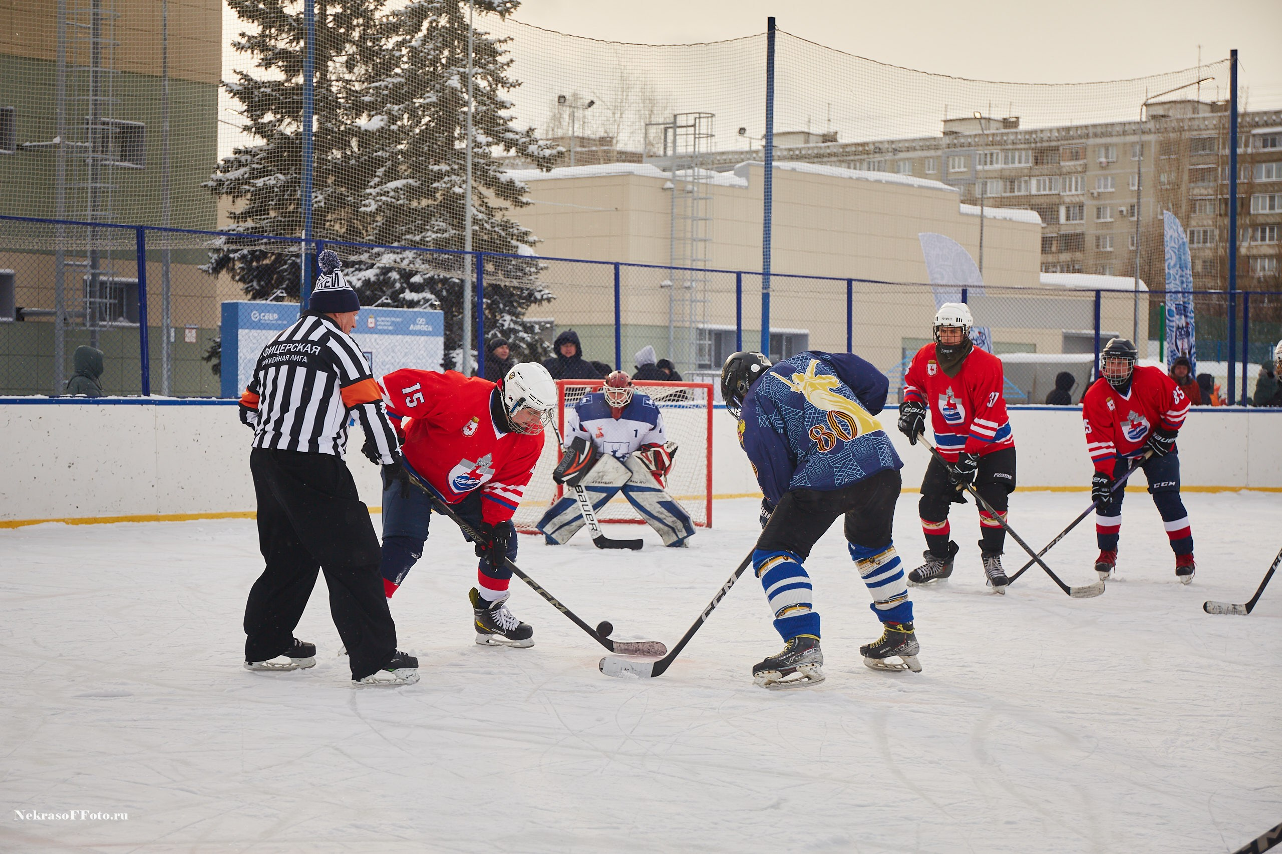 Турнир по хоккею «Русская классика» в рамках Офицерской хоккейной лиги. Спортивный фотограф Некрасов Денис
