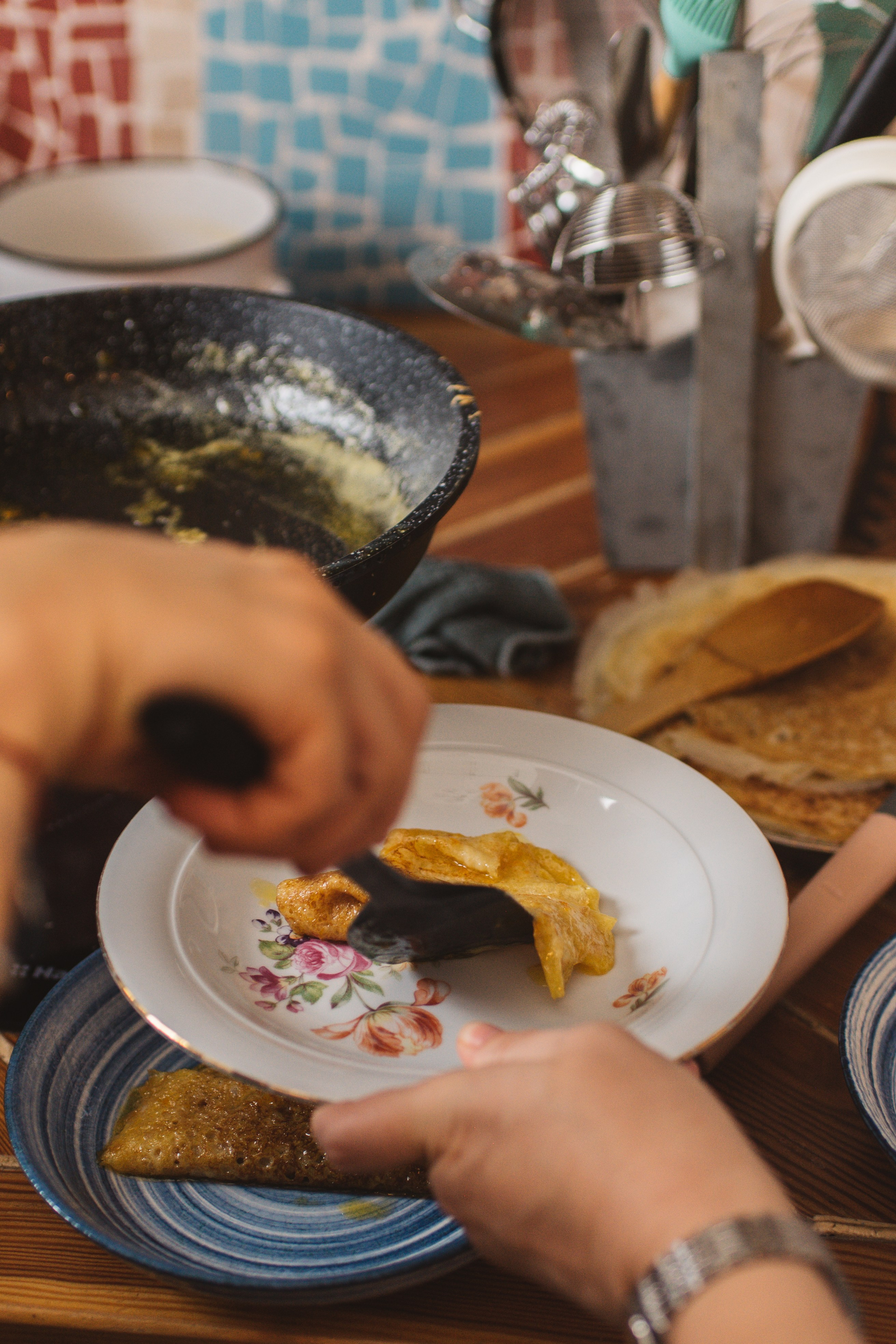 Простраство Тепло. Блинный день. Сайт портфолио