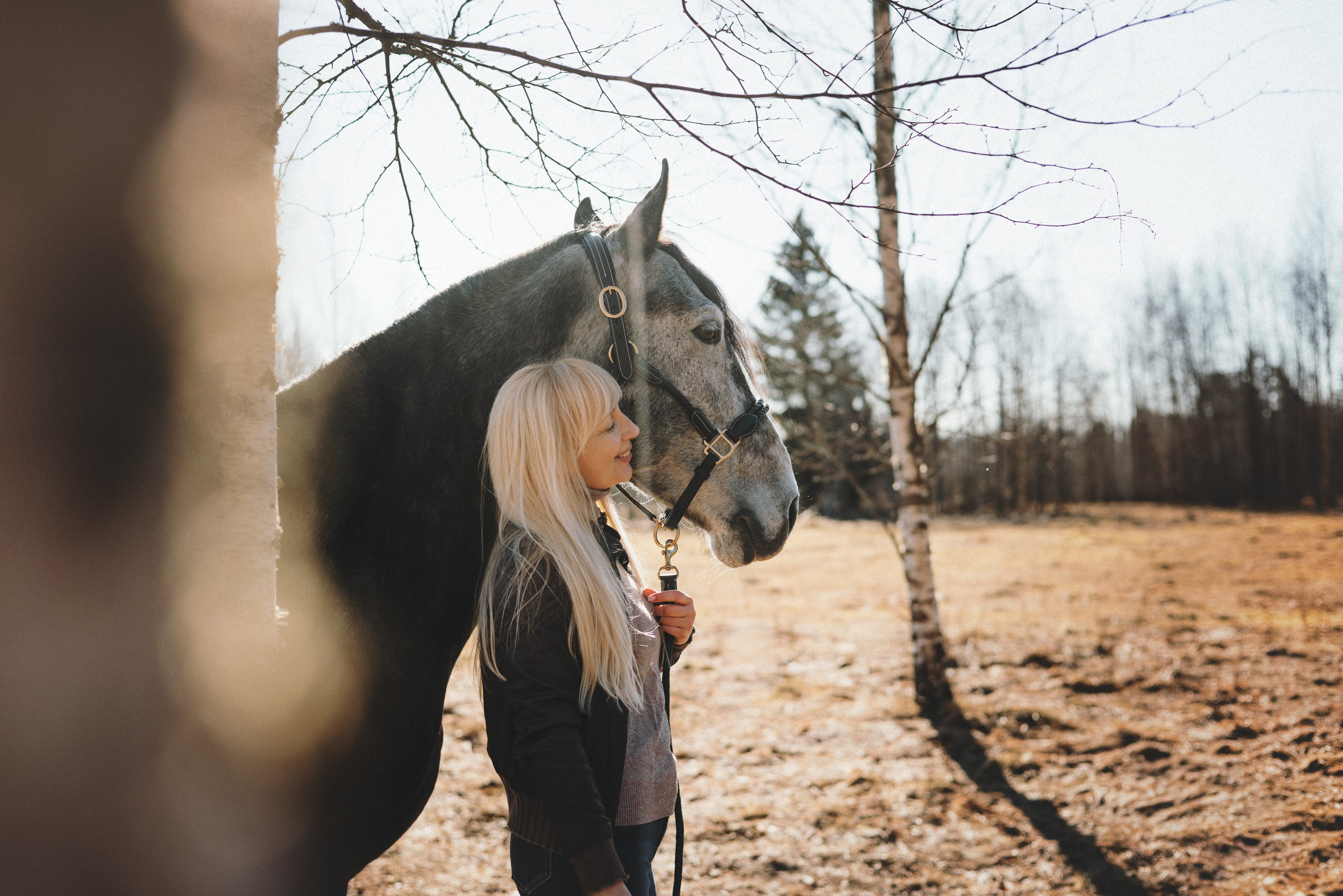 Ирина и Командор. Фотограф анималист Осипчикова Мария