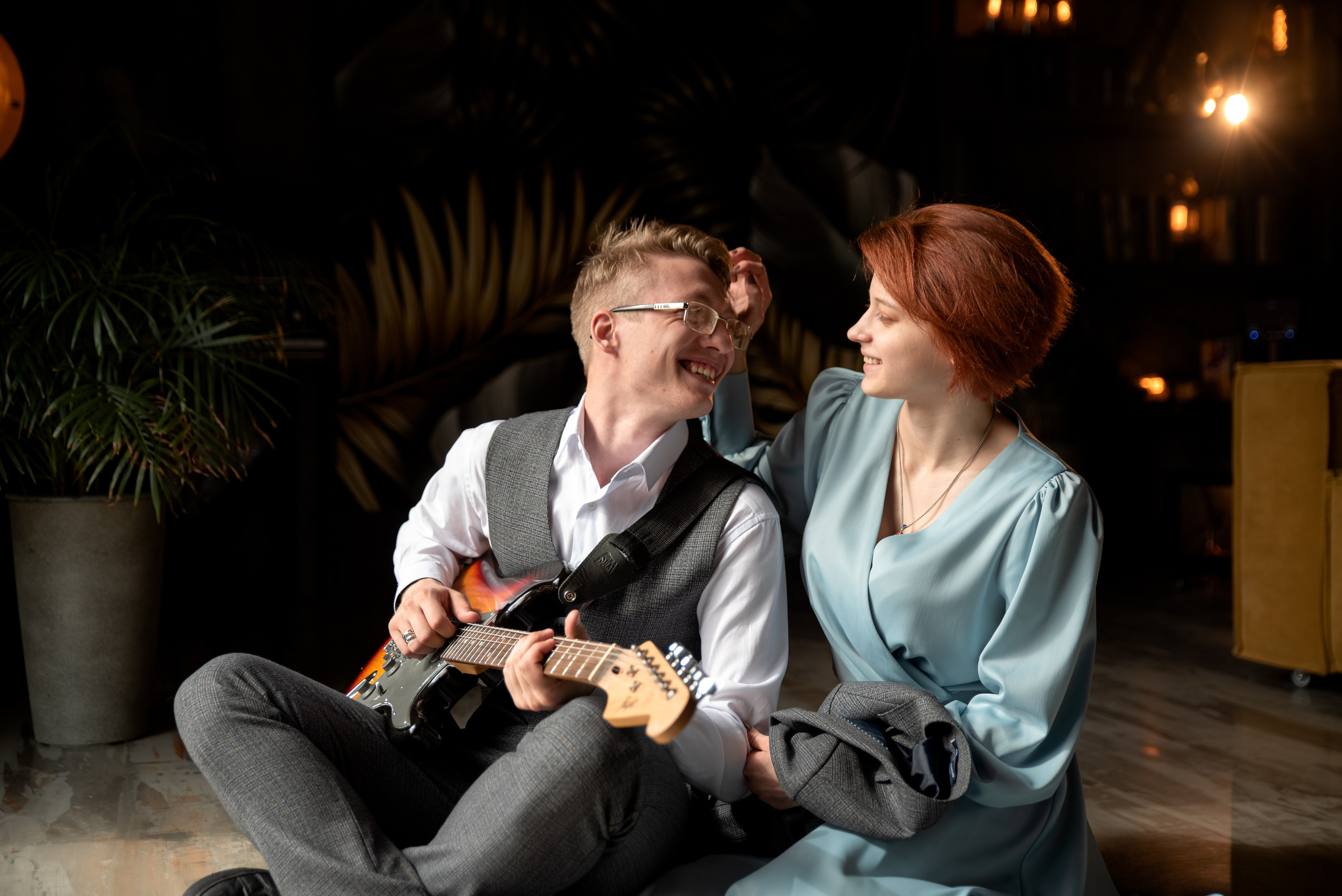 Дмитрий и Марина. LOVESTORY в студии. Семейный и детский фотограф в Туле Светлана Воронкова