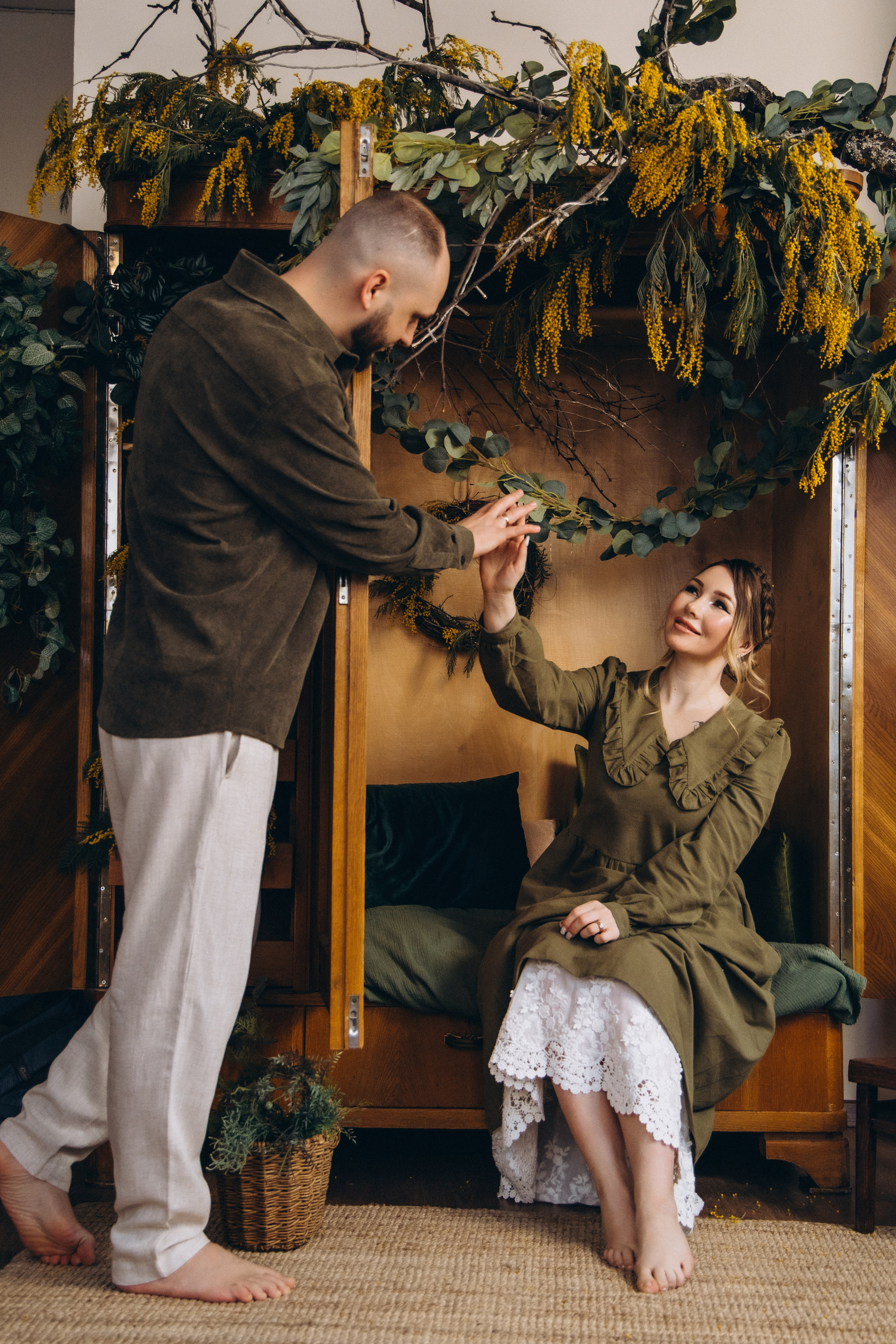 Юлия с семьёй