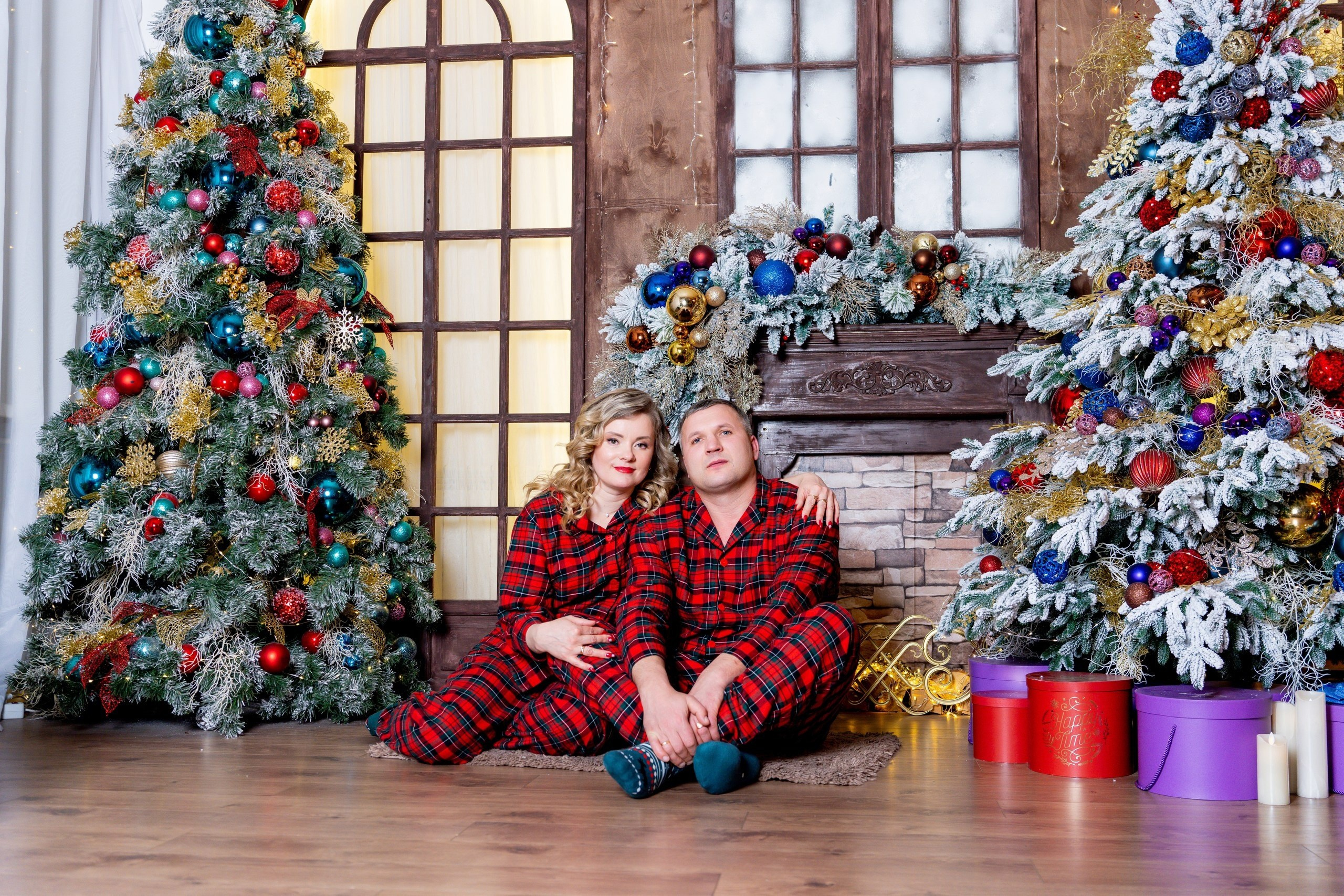 НОВОГОДНИЕ СТУДИЙНЫЕ ФОТОСЪЁМКИ. Видеограф Алексей Жарков