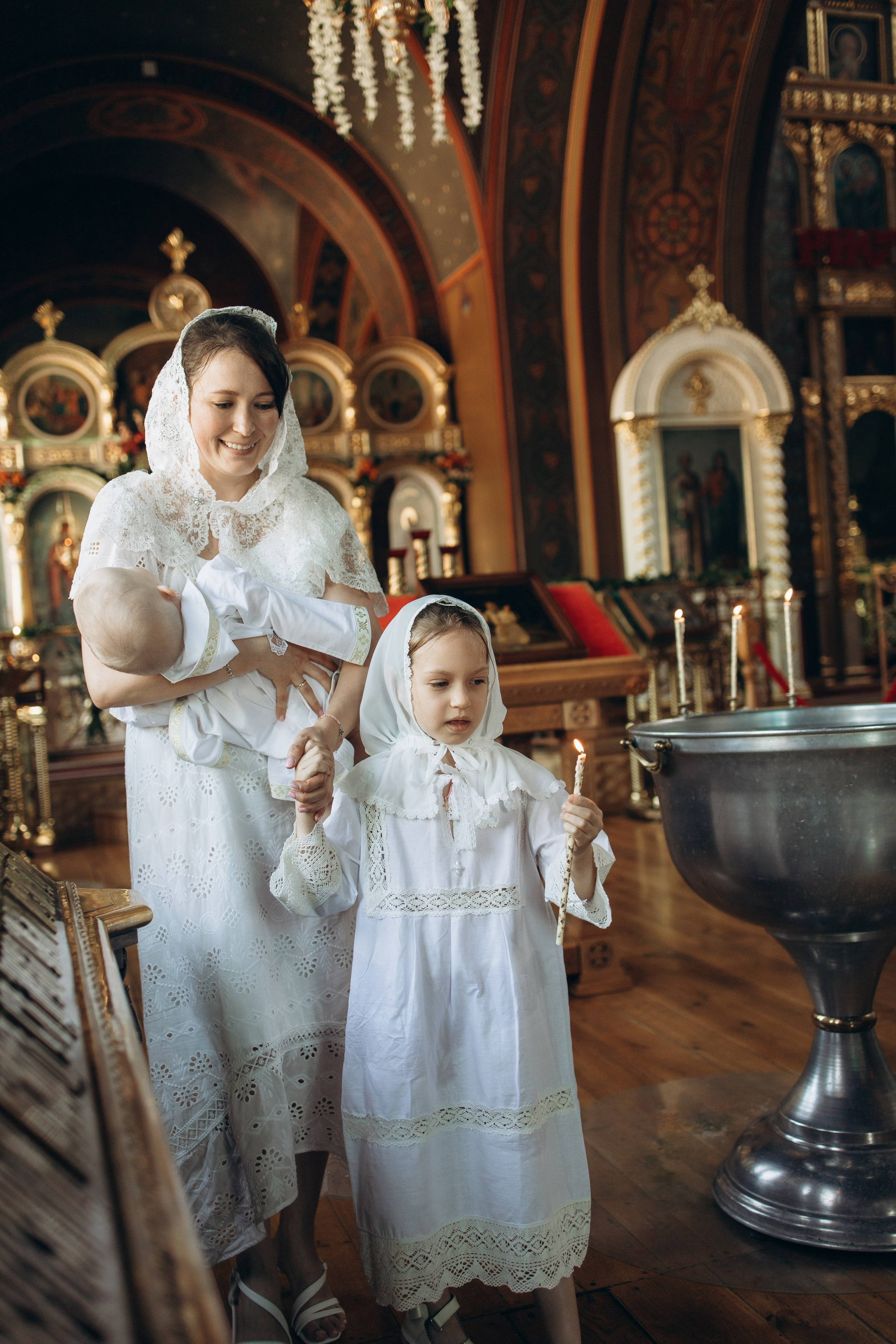 Двойное крещение Анны и Саши. Самый теплый фотограф в Краснодаре Рябоконь Ксения