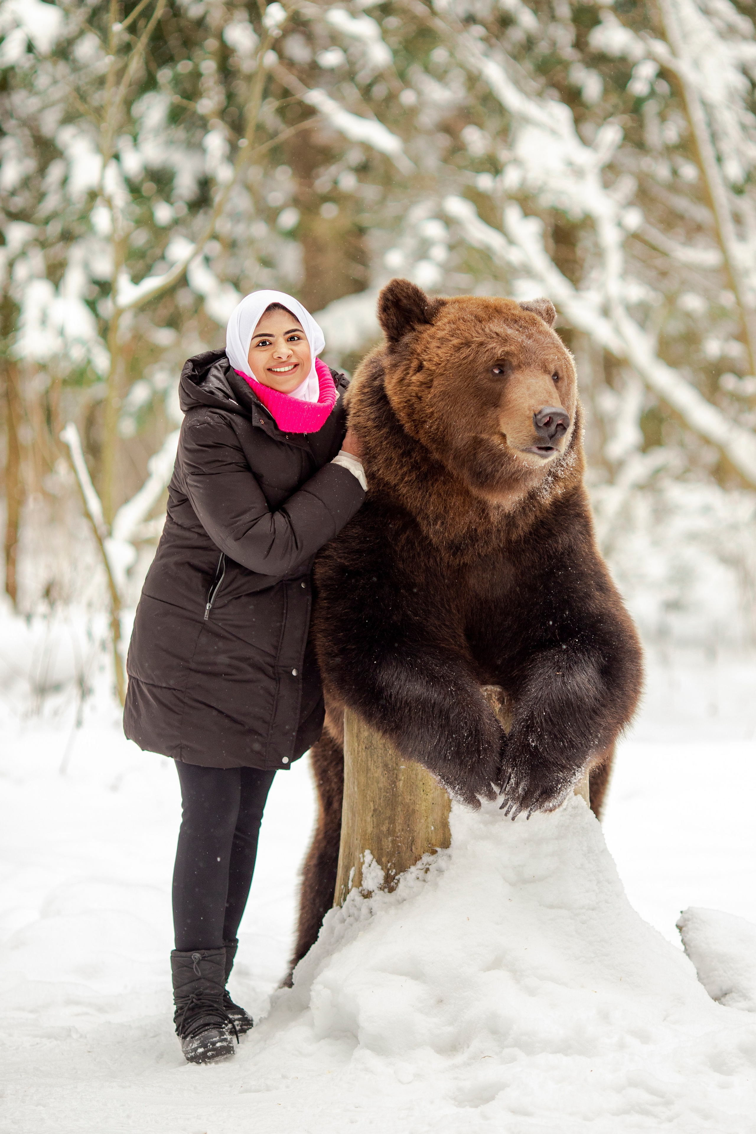 С медведем. Фотограф в Москве и в Московской области Сандра
