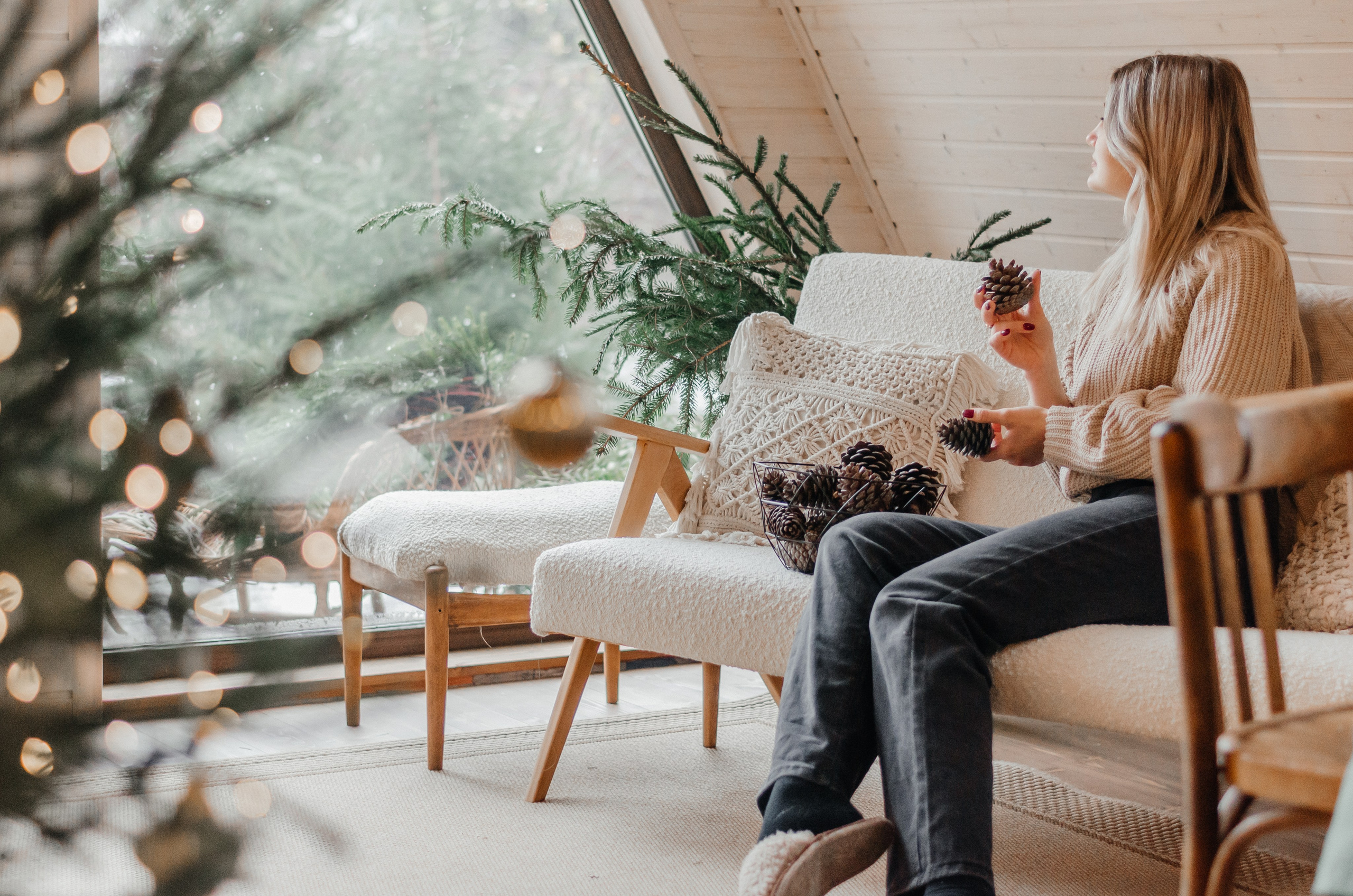 новогодний домик