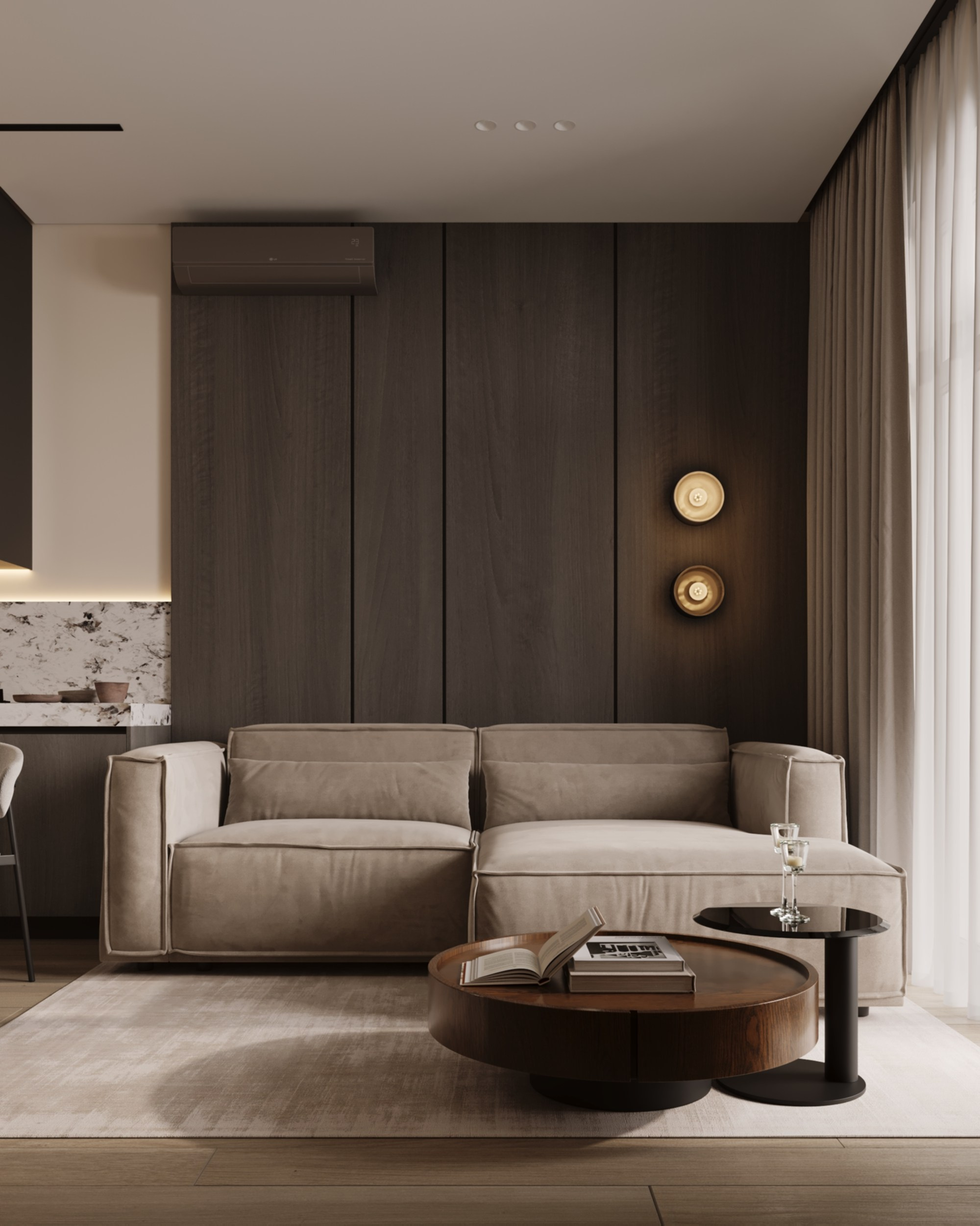 ЖК Русская Европа | 85 м² | 2026. 3D Визуализация интерьера