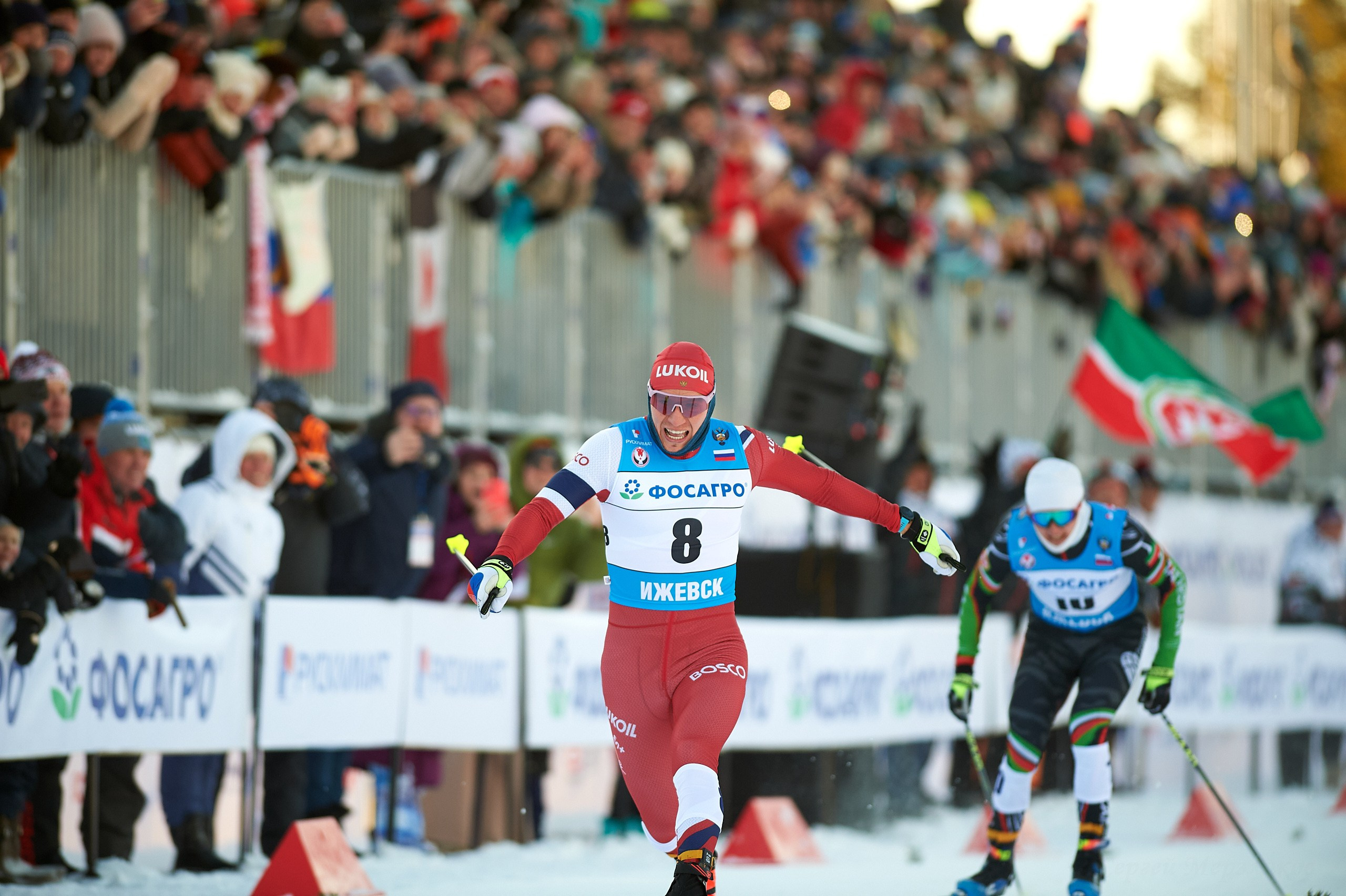 VI этап ФосАгро Кубка России по лыжным гонкам. Спринт. Ижевск 25.01.2025. Спортивный репортажный фотограф в Ижевске Сергей Мерзляков