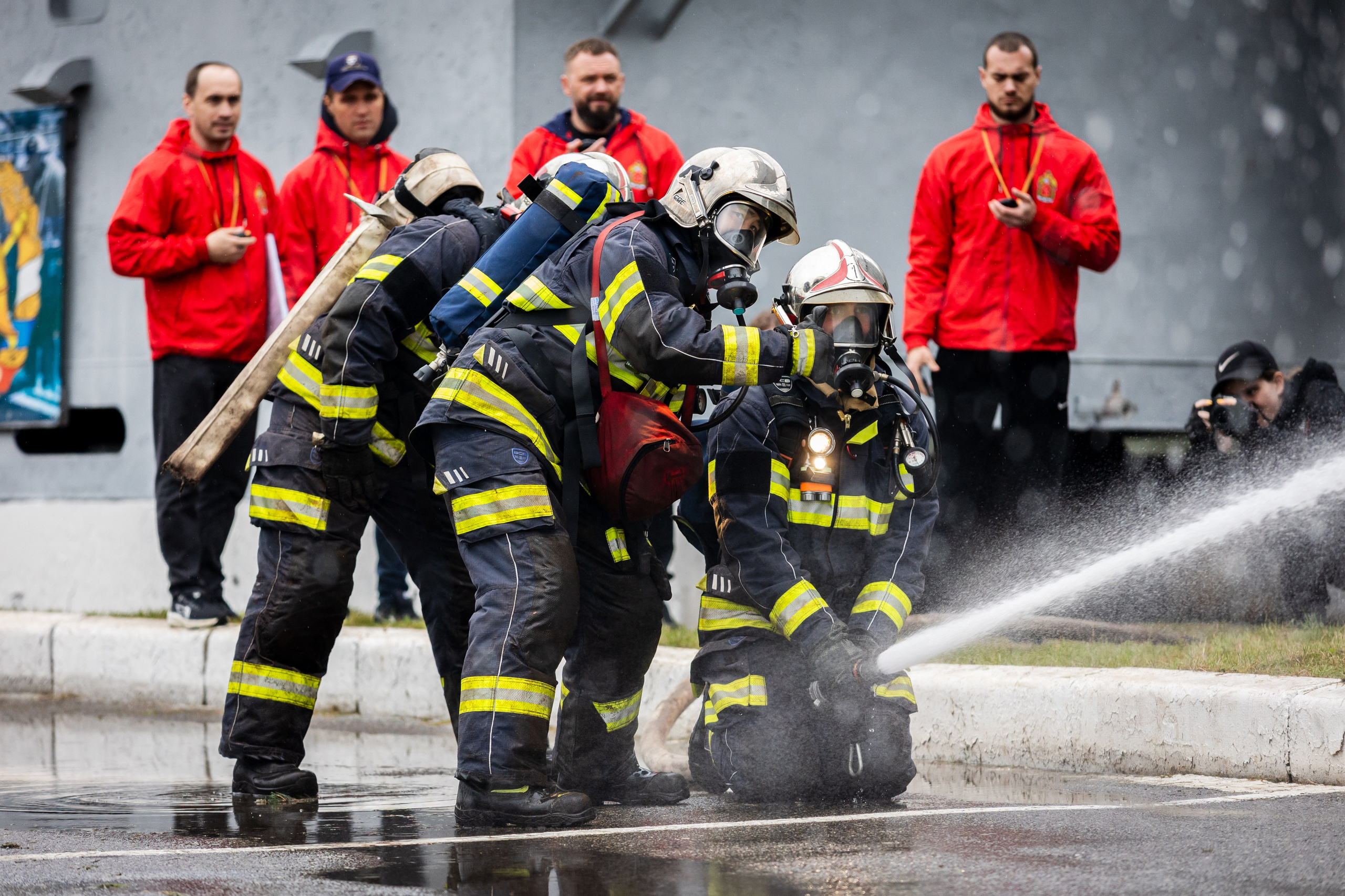 Финал международных соревнований среди пожар но-спасательных подразделений. Фотограф в Санкт-Петербурге