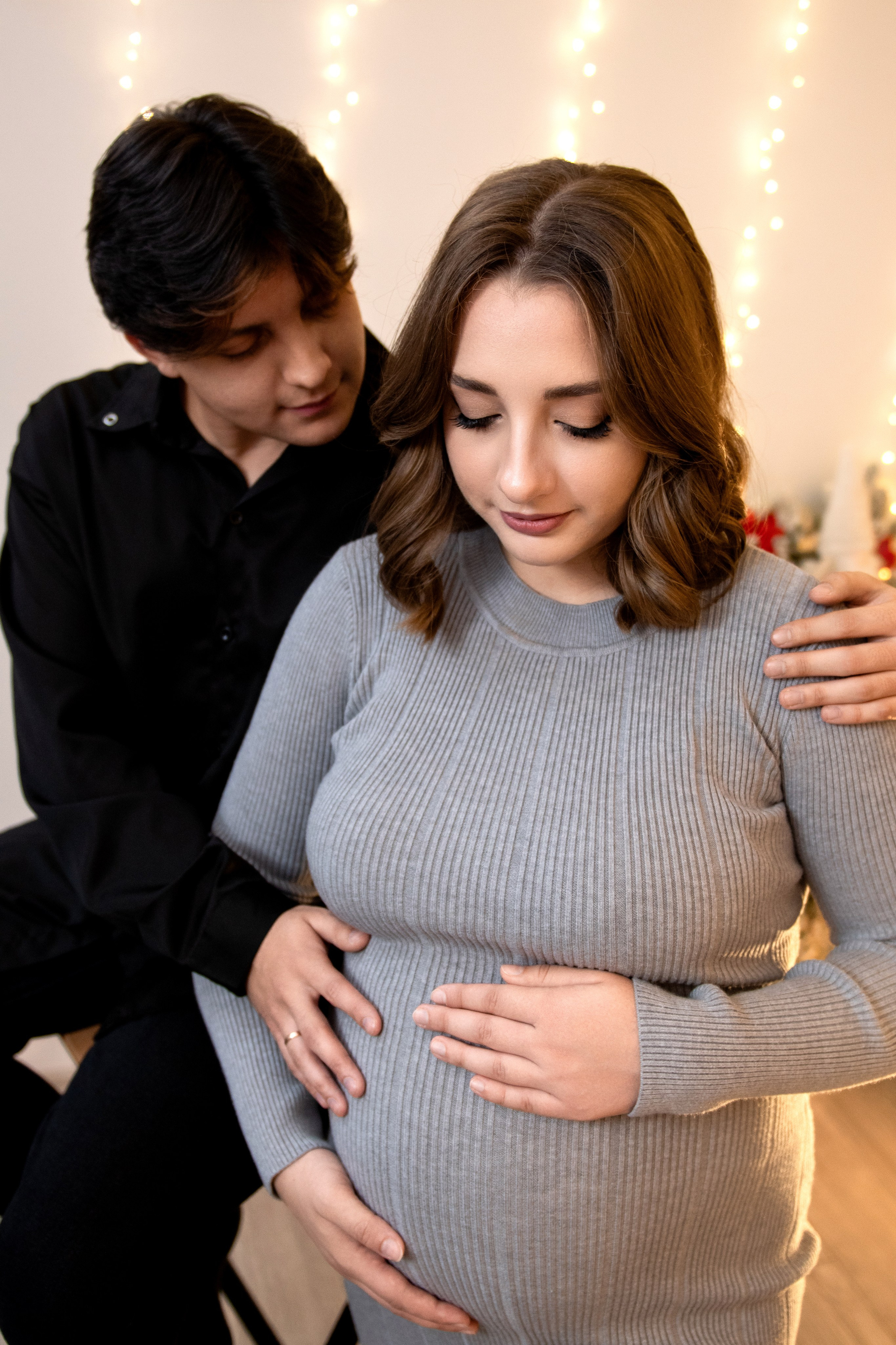 Семейная новогодняя фотосессия. Семейный фотограф в Озёрах и Коломне