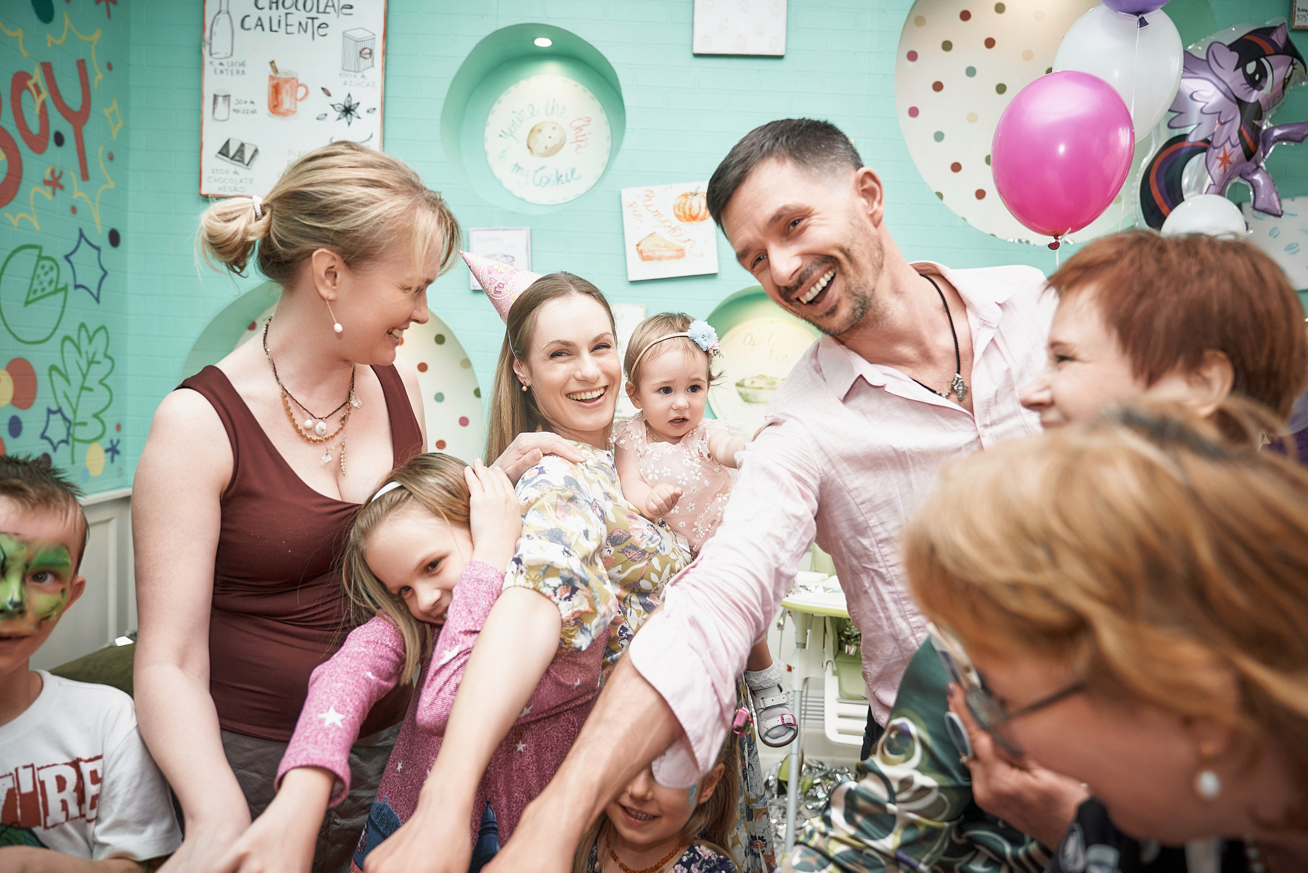 Детская Фотосессия в кафе Андерсон — день рожденье, 1 годик