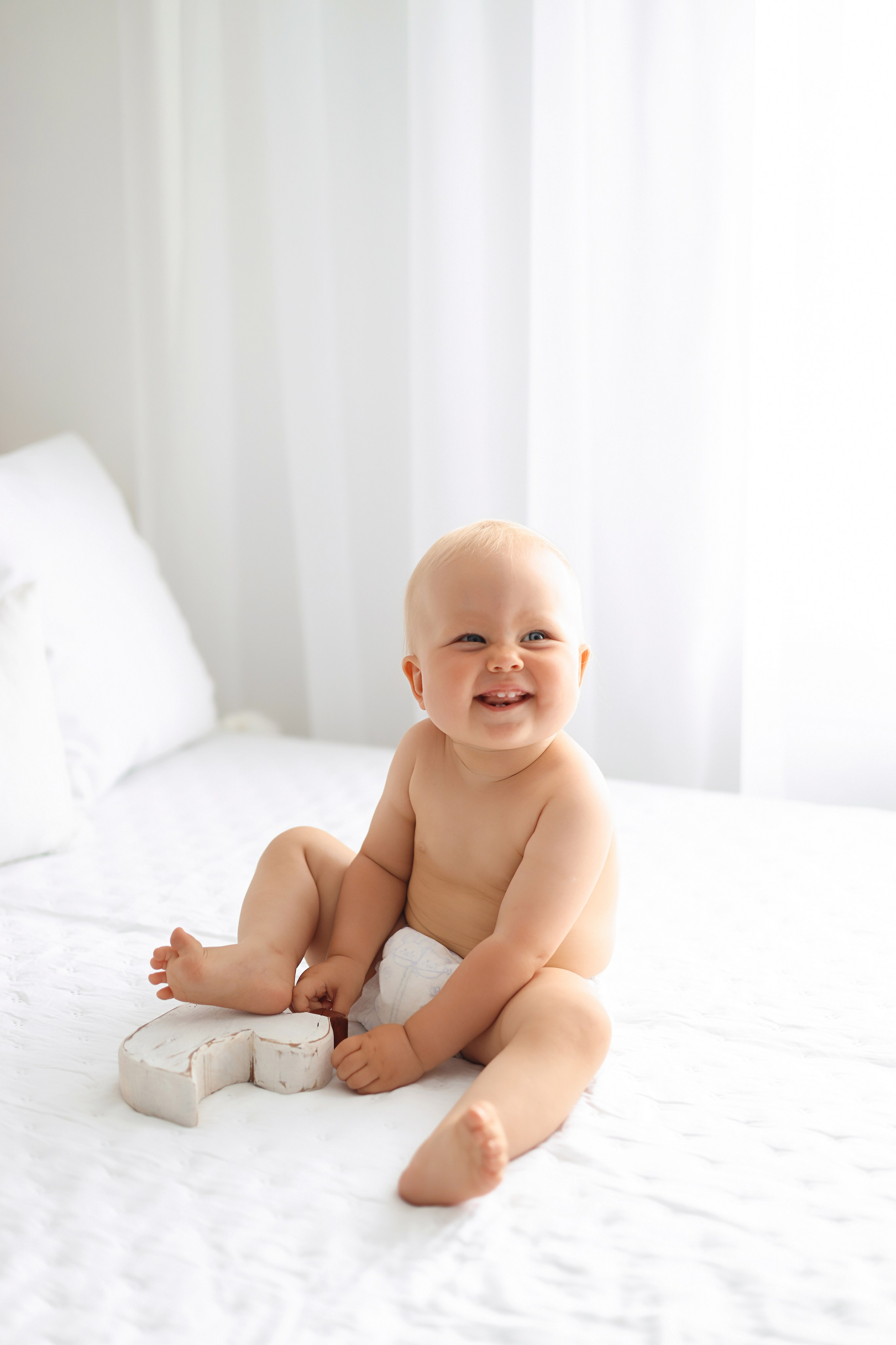 Детская фотосессия на 1 годик для Киры. Фотограф новорожденных Москва. Ньюборн фотограф Москва