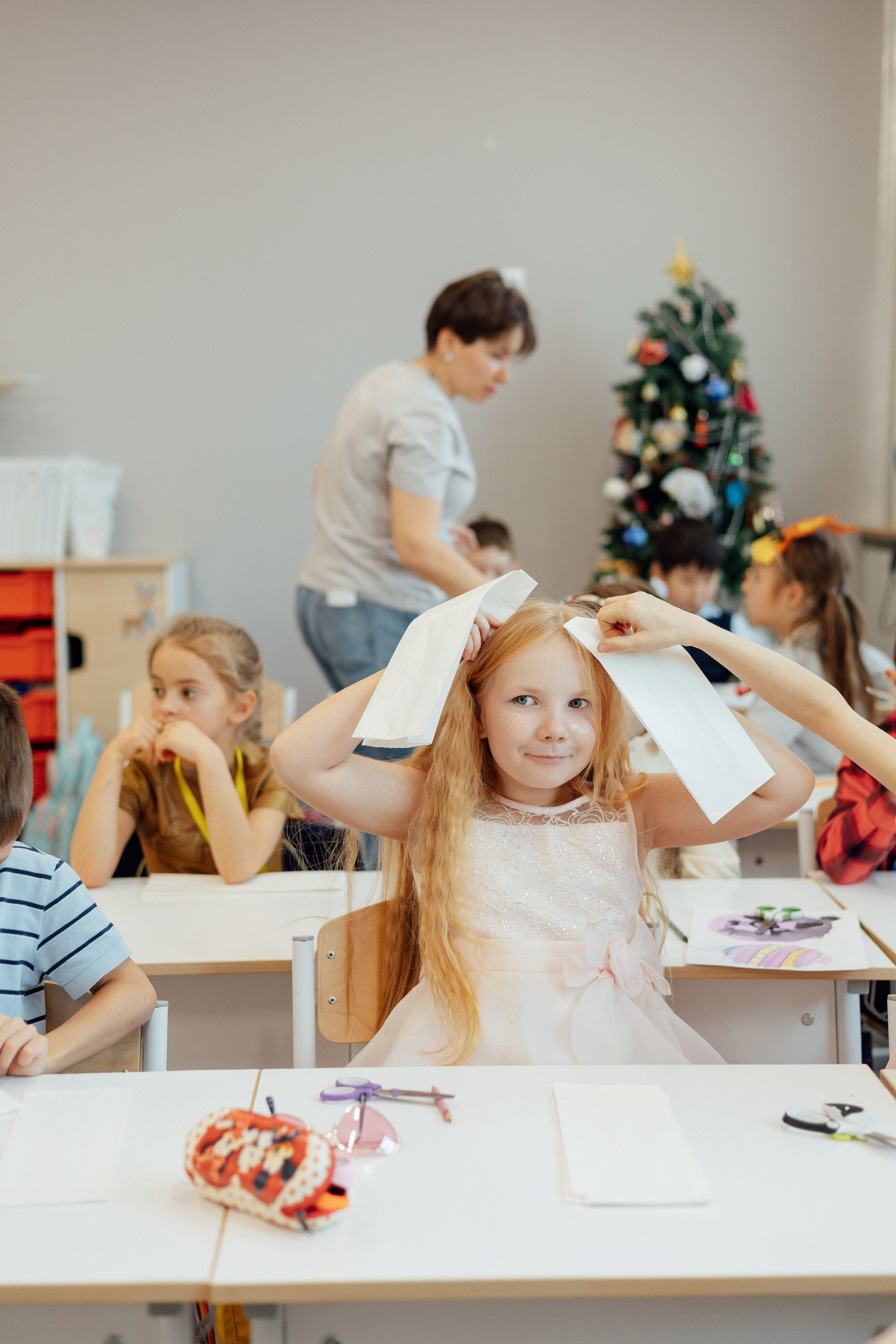 Школьный новогодний праздник. Психолог, фотограф Мария Черницкая