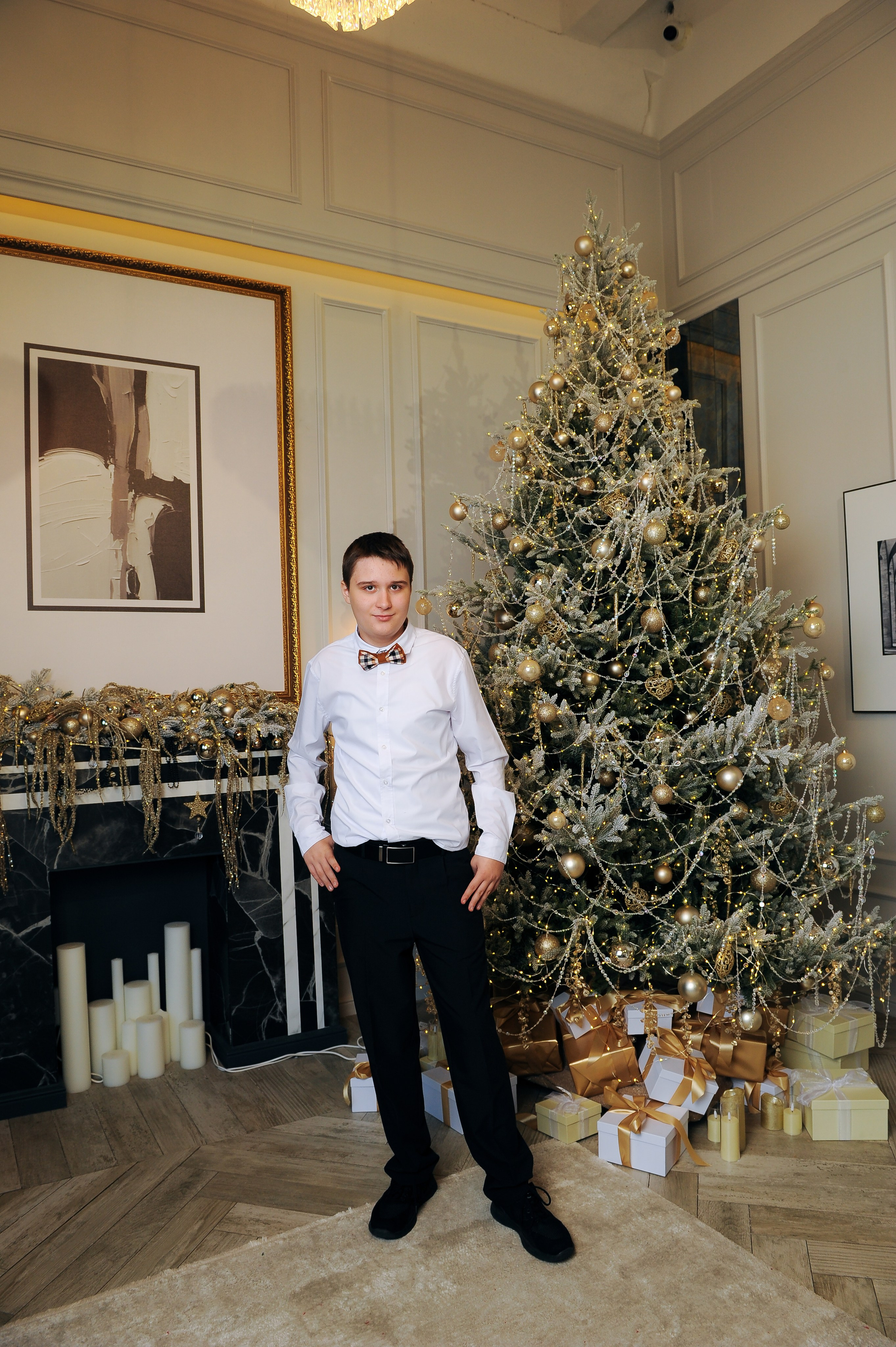 Школьная новогодняя фотосессия. Фотограф, визажист. Москва