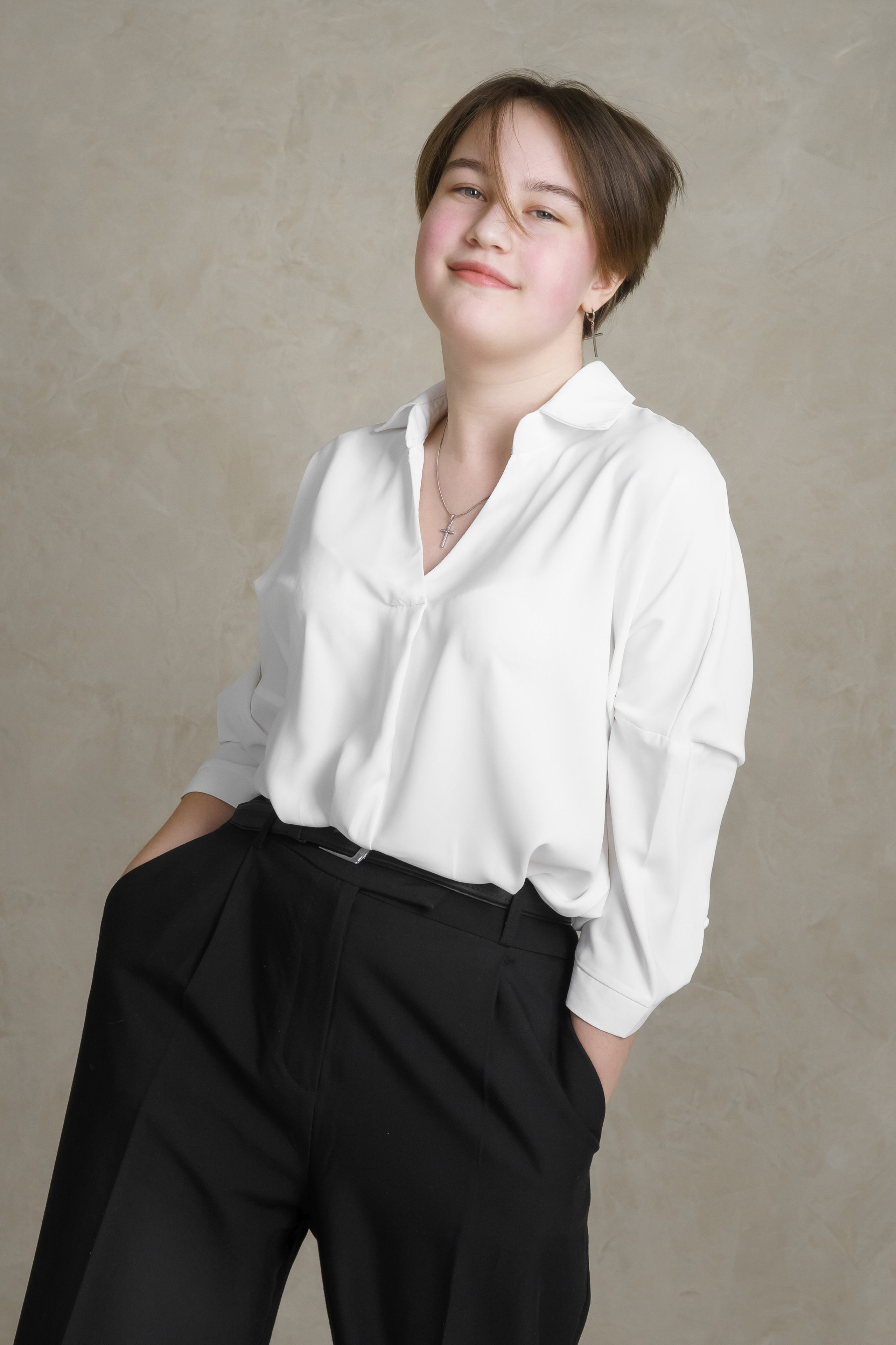 В студии сьемка школьников. Ольга Плаксина фотограф в Саратове