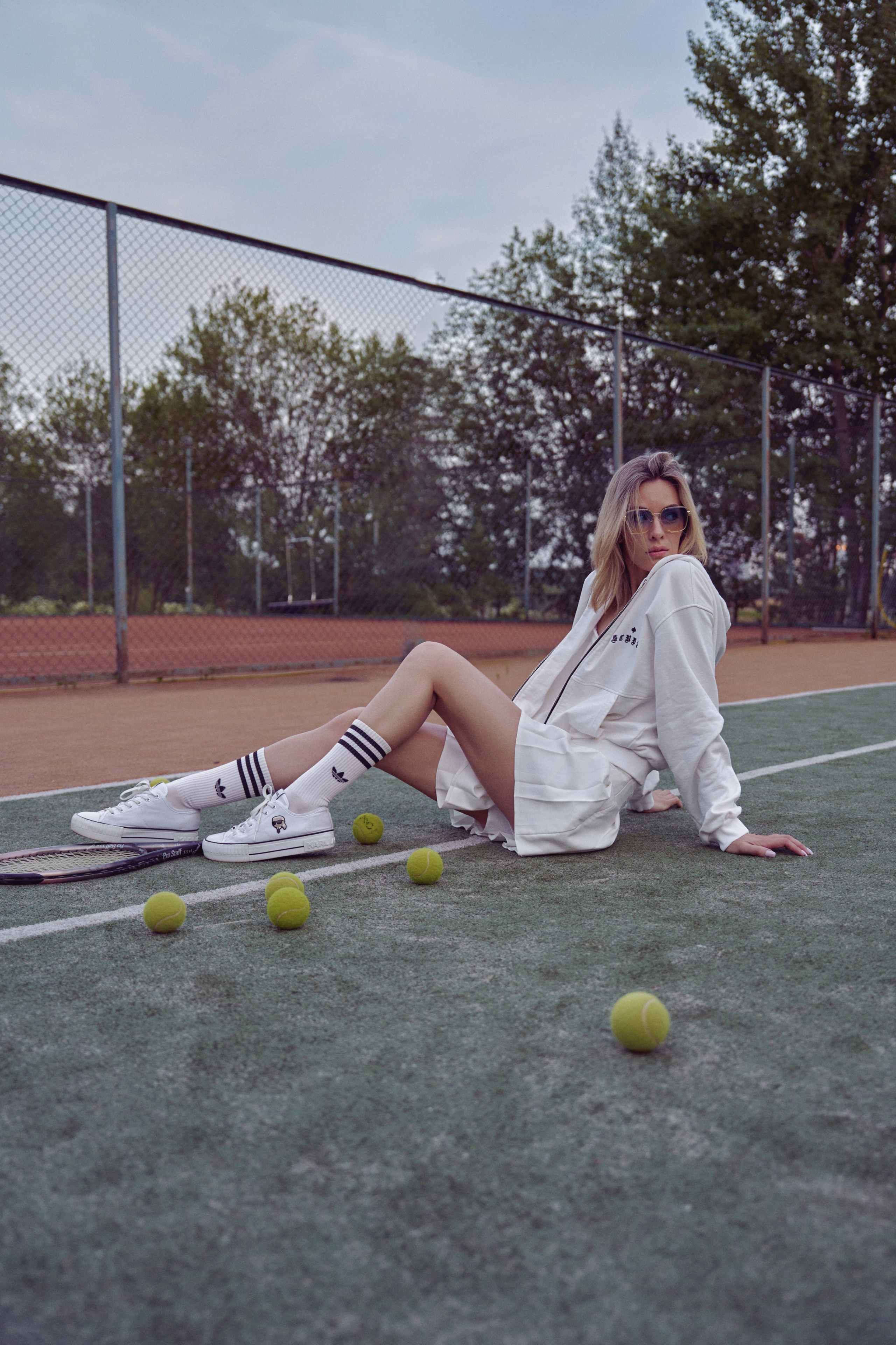 Теннисный корт. Фотограф