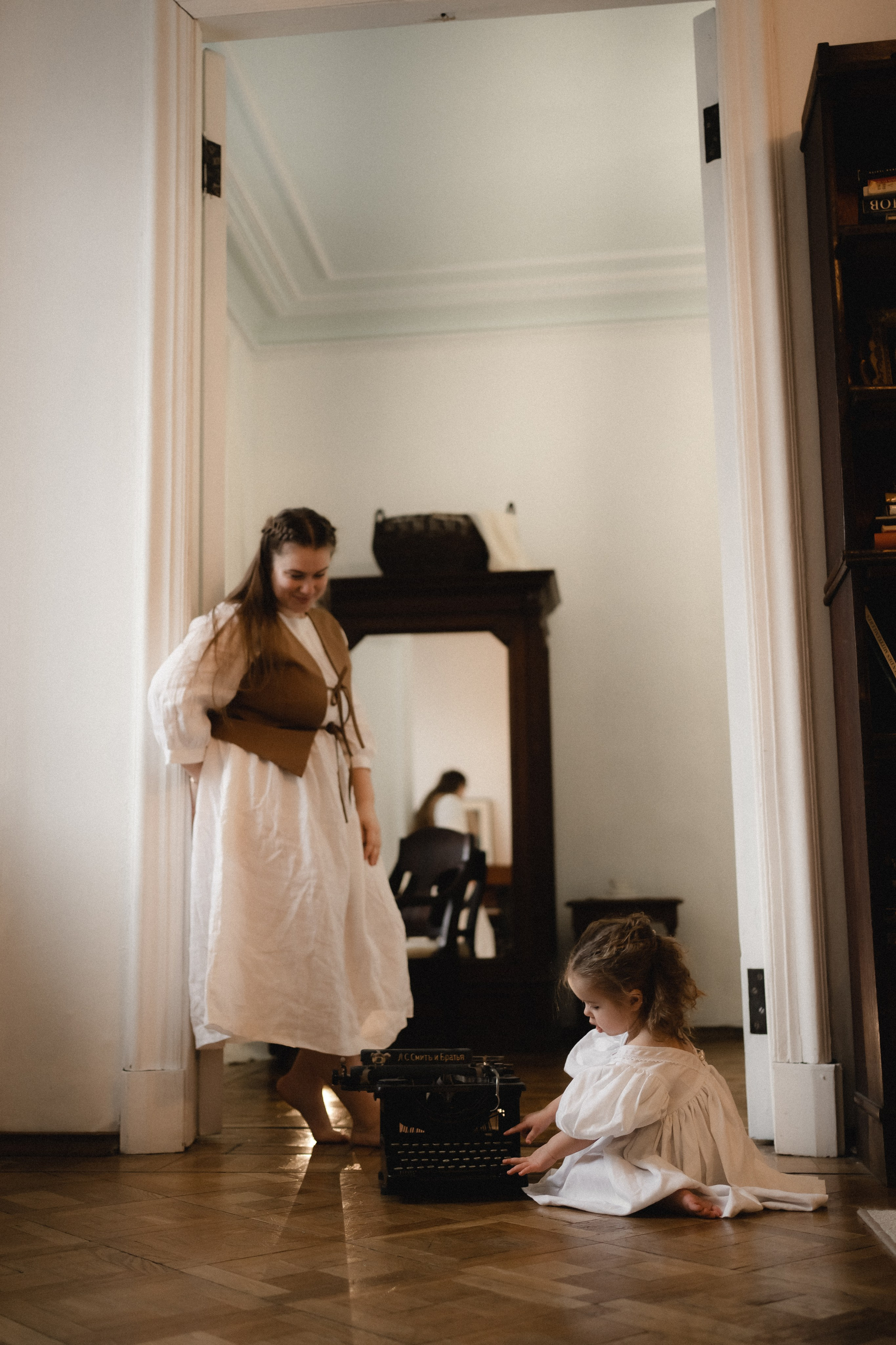 Винтажная фотосессия с дочкой. Семейный фотограф в Москве и в Домодедово Екатерина Патракова