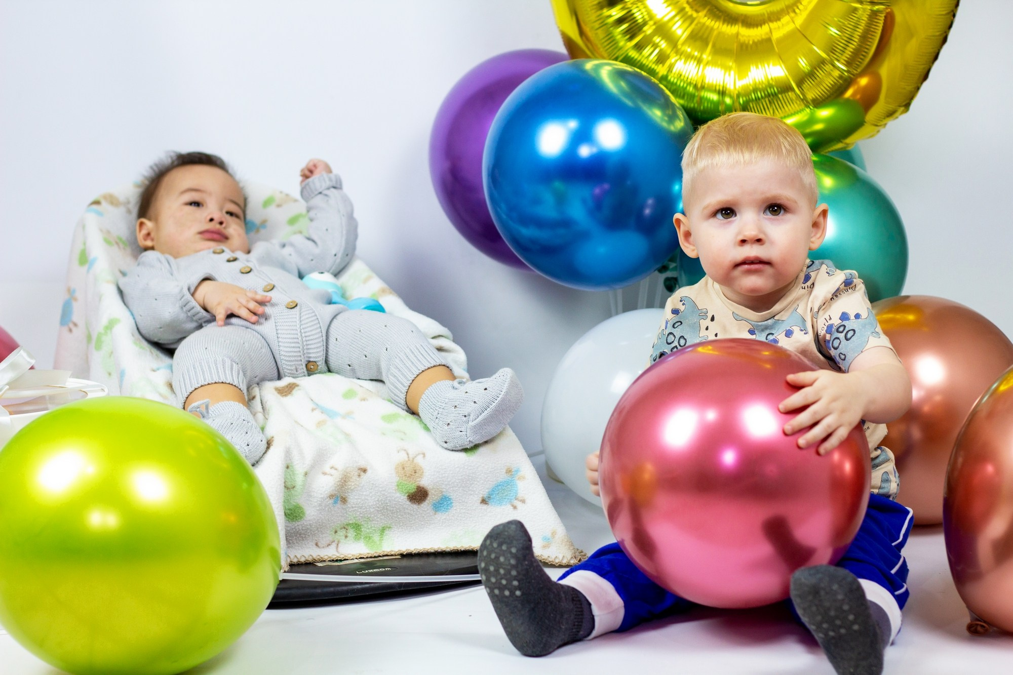 Студийная фотосессия.  день рождения ребенка, шесть месяцев, фотограф для детей, комсомольск-на-амуре, Фотограф Саша Воробей