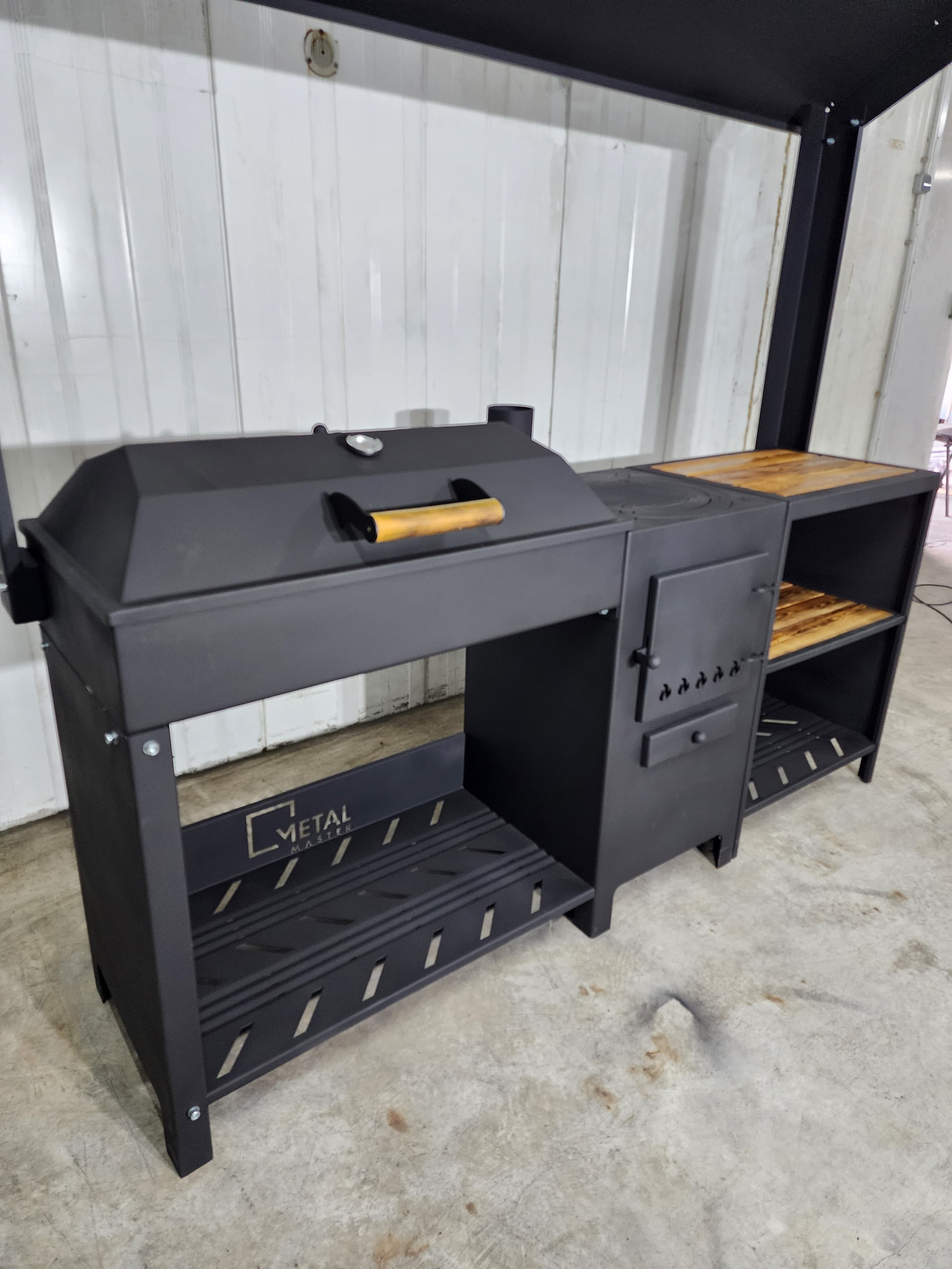 Джета с крышей. Купить / заказать мангал для дома в Краснодаре от производителя «Мангал Мастер»