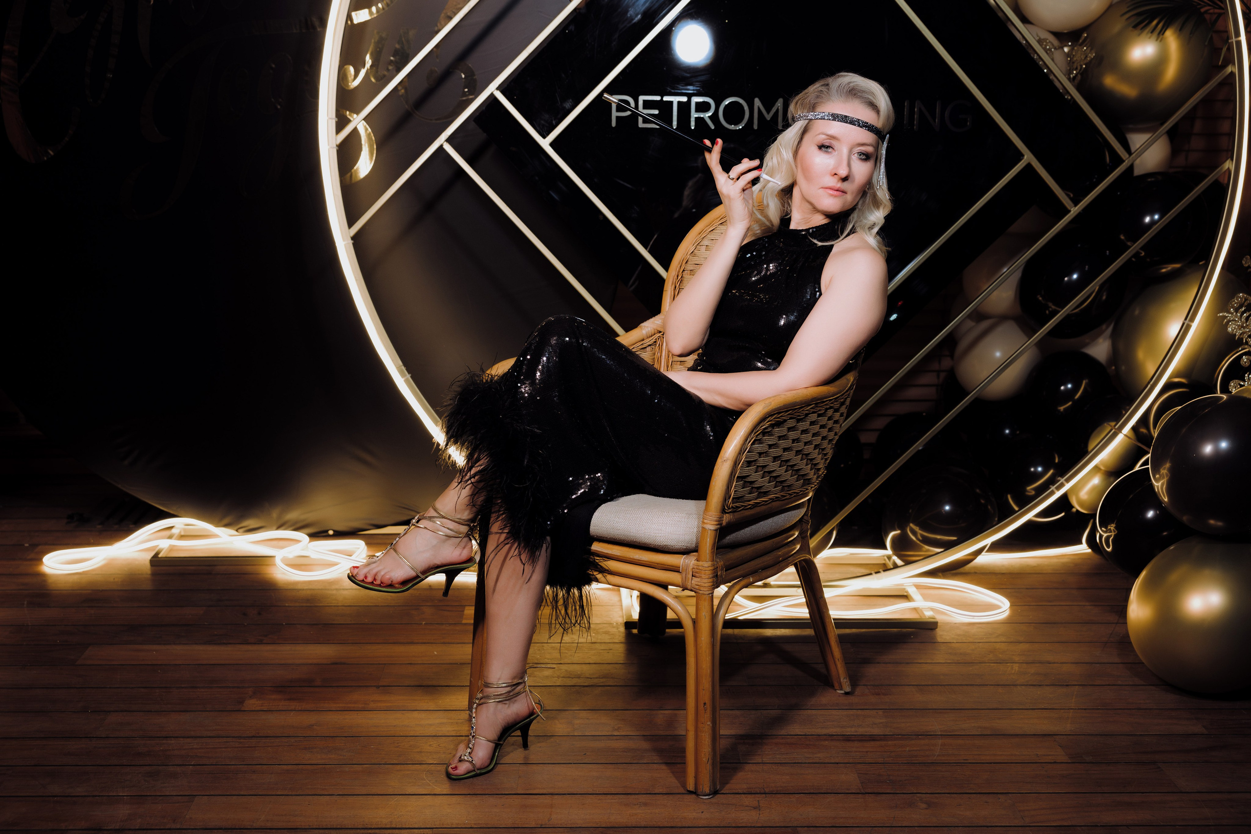 Корпоратив PETROMODELING в стиле Gatsby (ресторан Чайка). Фотограф Андрей Ширкалин Москва Московская обл, Коломна, Рязань