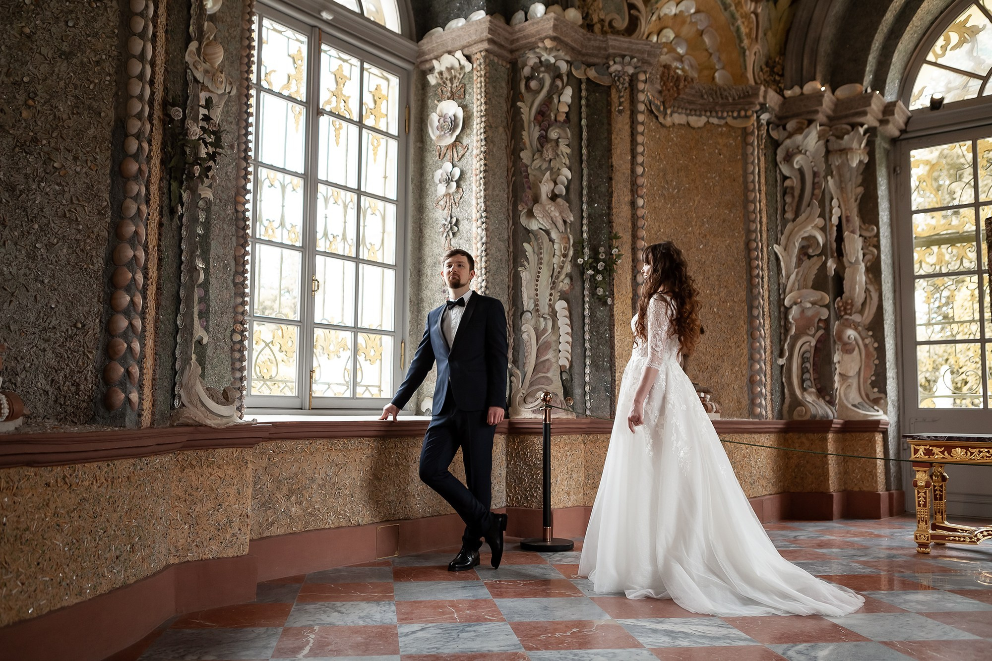 Свадебная фотосессия в усадьбе Кусково