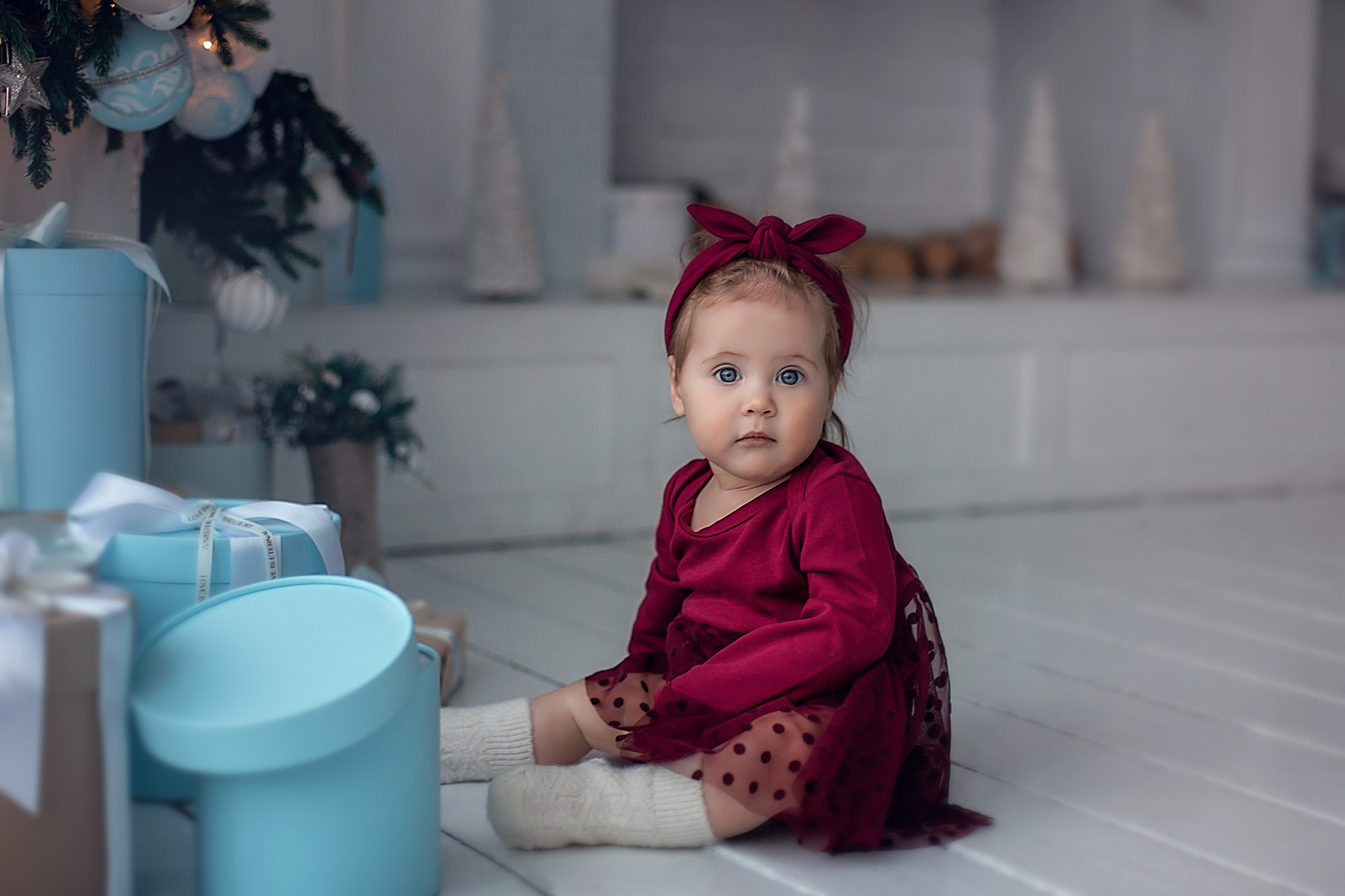 Новогодняя_Катюша с детьми. Семейный фотограф в Санкт-Петербурге