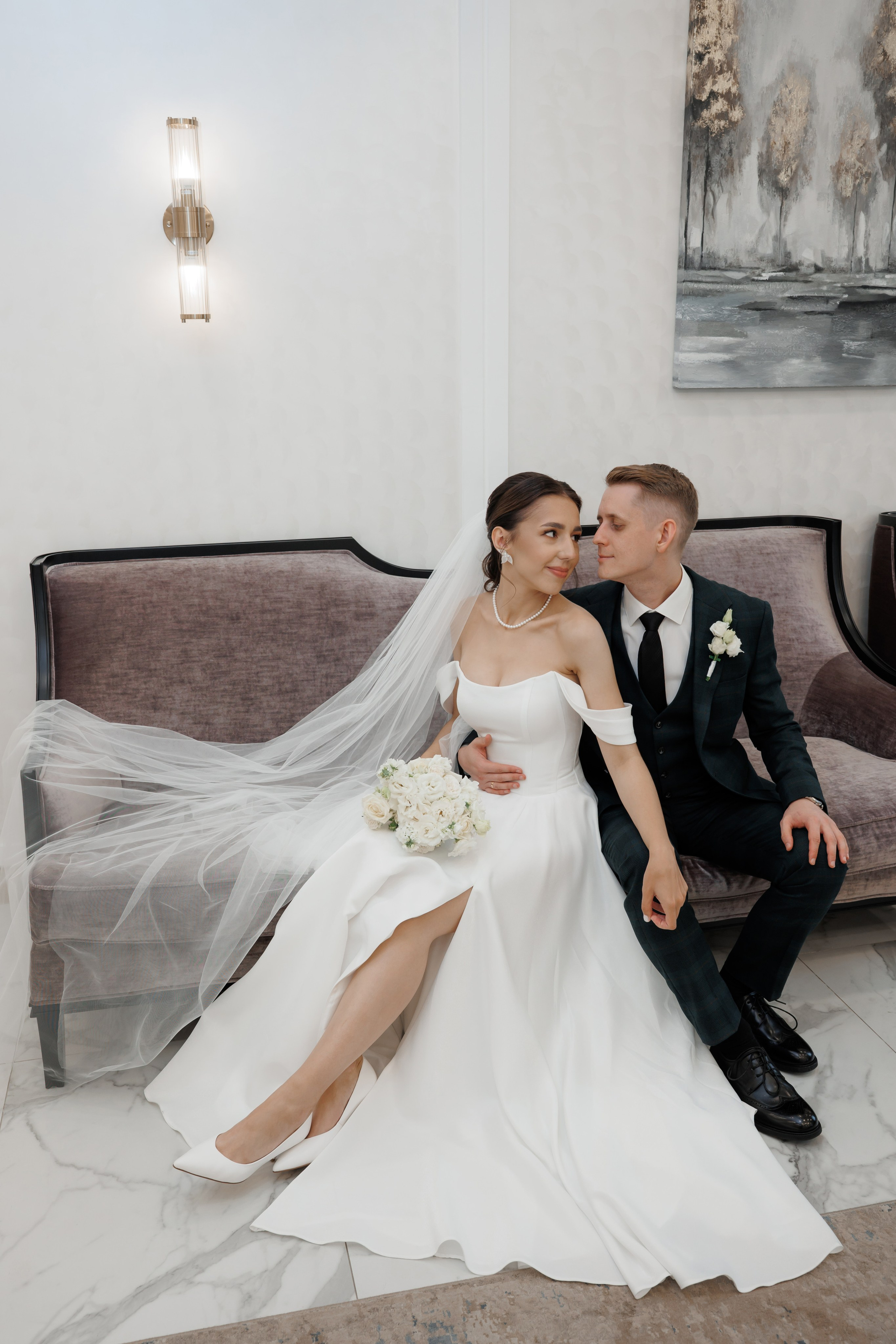 Регистрация в отеле Fish Point, ЗАГС Бутово, прогулка в Остафьево. Свадебный и репортажный фотограф (Москва, Королев и другие)