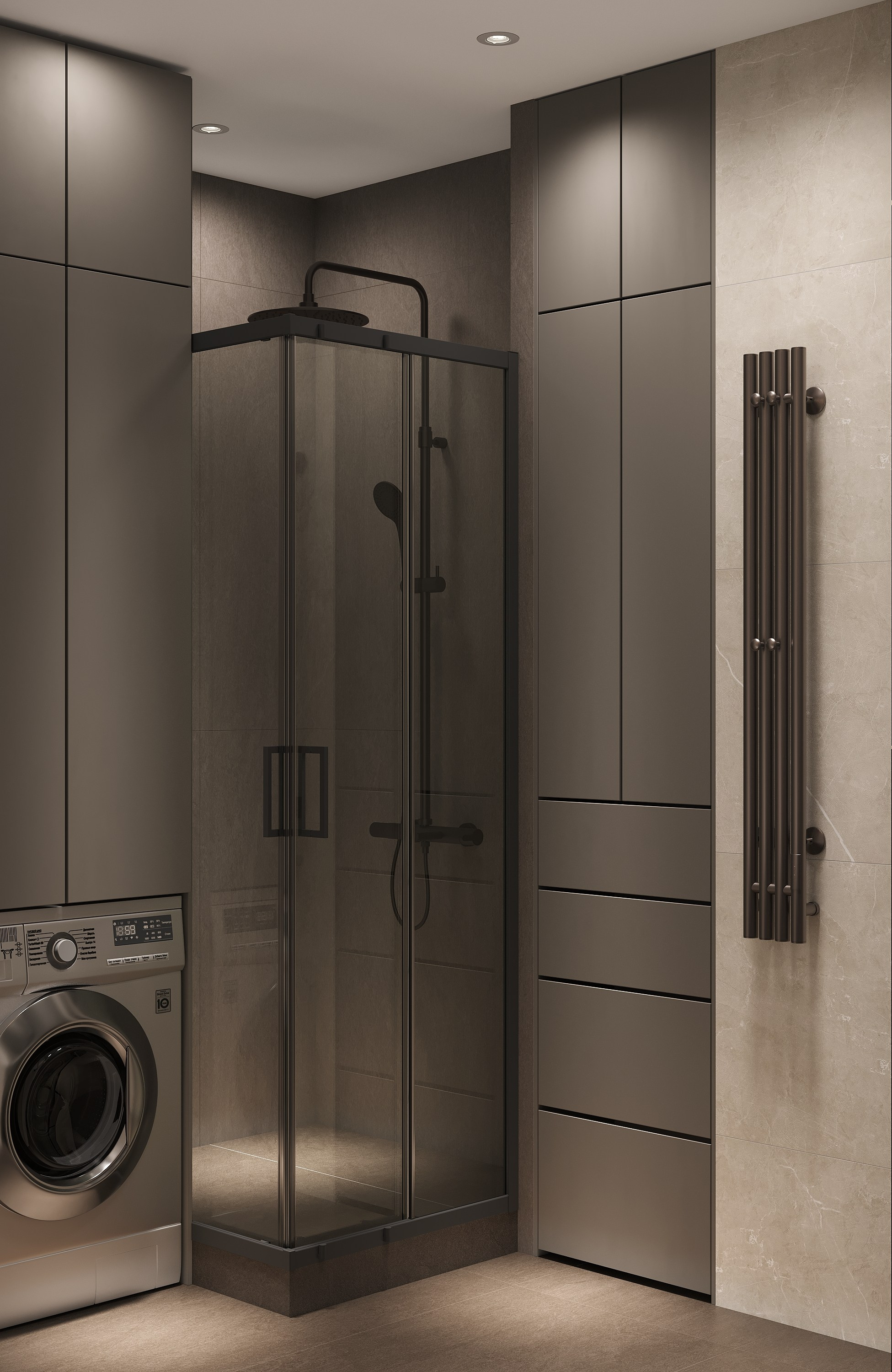 3 m² САНУЗЕЛ. 3d визуализатор