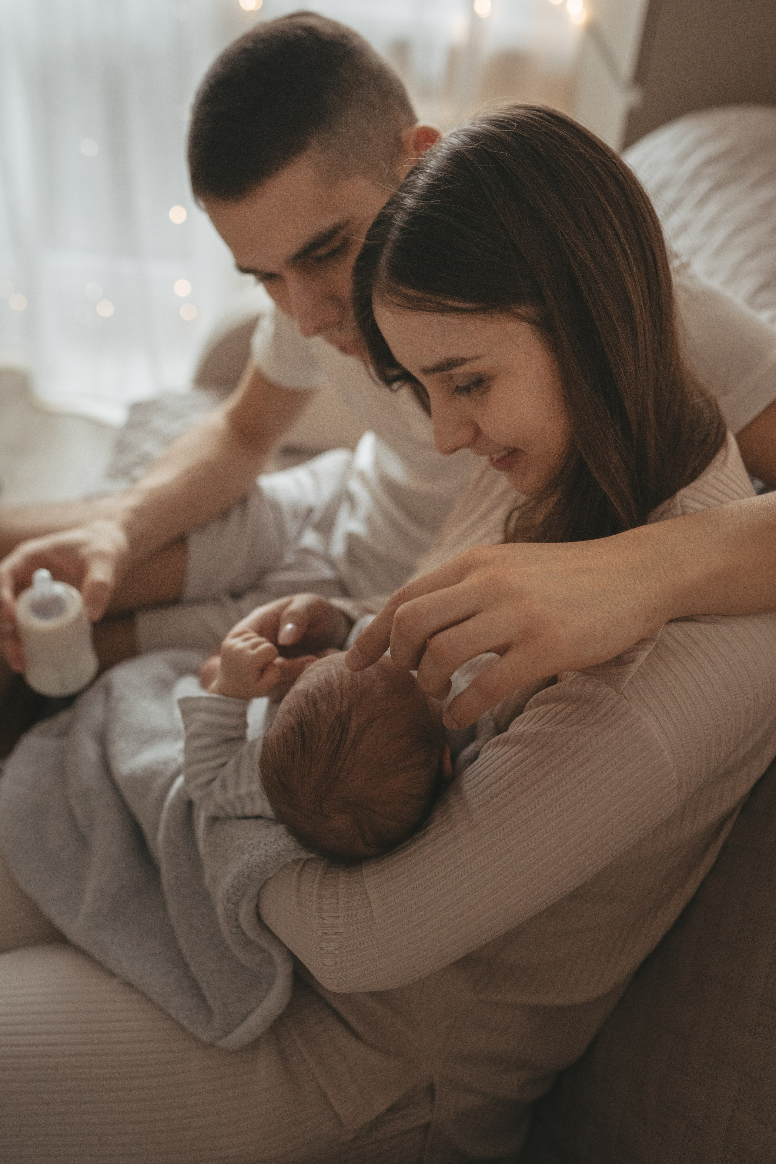 Наташа, Сергей и малыш Александр. Семейный и контент фотограф в Москве и Троицке Горелова Лизавета