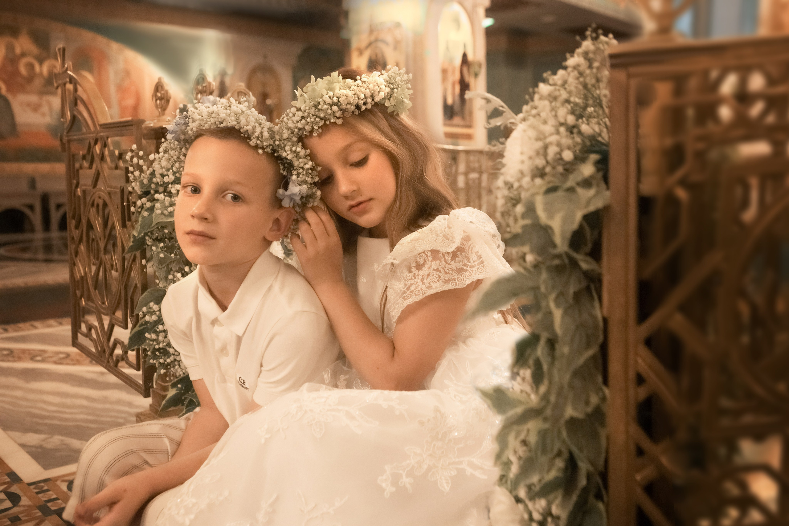 ТАИНСТВО КРЕЩЕНИЯ ДЖЕСИКИ, ЛЕОНАРДА, РОНАЛЬДА. Фотограф на крестины