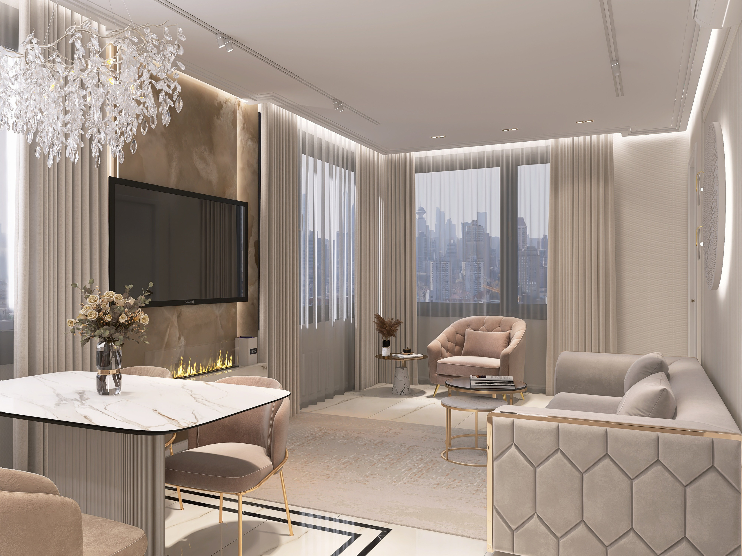 ЖК Grando. Площадь 71 кв. м. Дизайнер интерьера в Новосибирске_Елена Сергеева