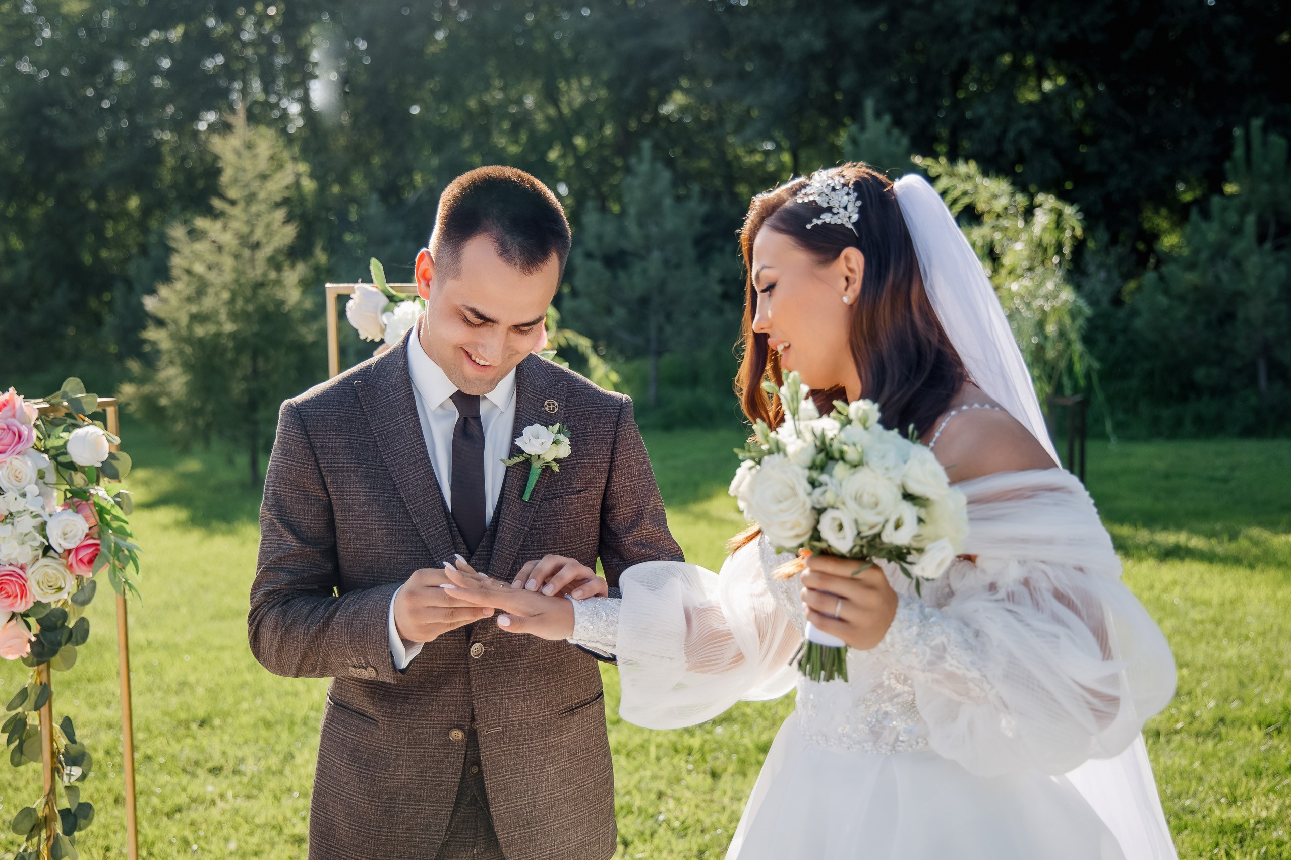 Кристина и Александр. Resches garten. Полный день. Свадебный фотограф в Хабаровске
