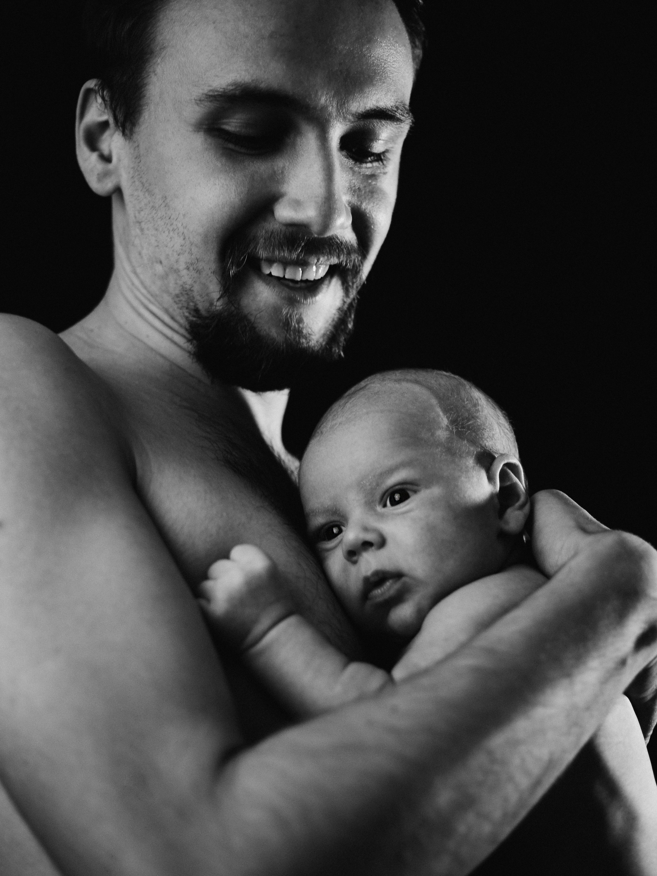 Фотосессия отца с сыном. Фотограф Олег Сотник