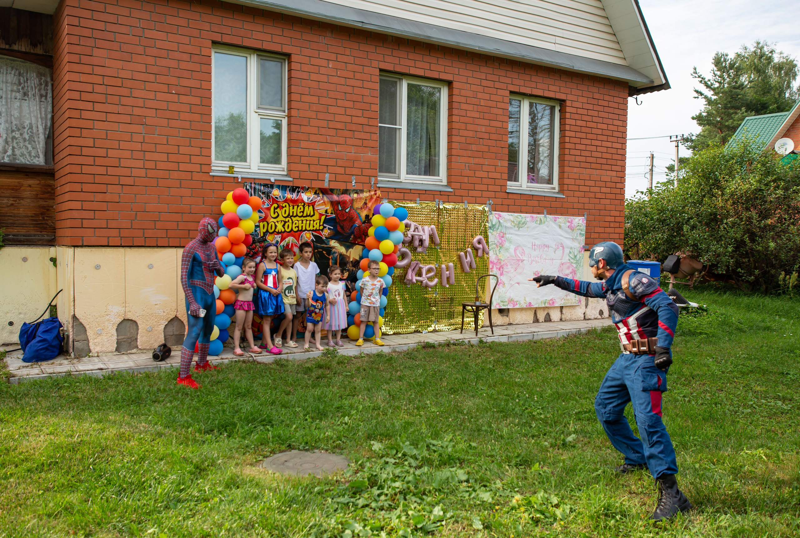 День рождения Насти. Пенная вечеринка. Семейный и детский фотограф Анна Петракова